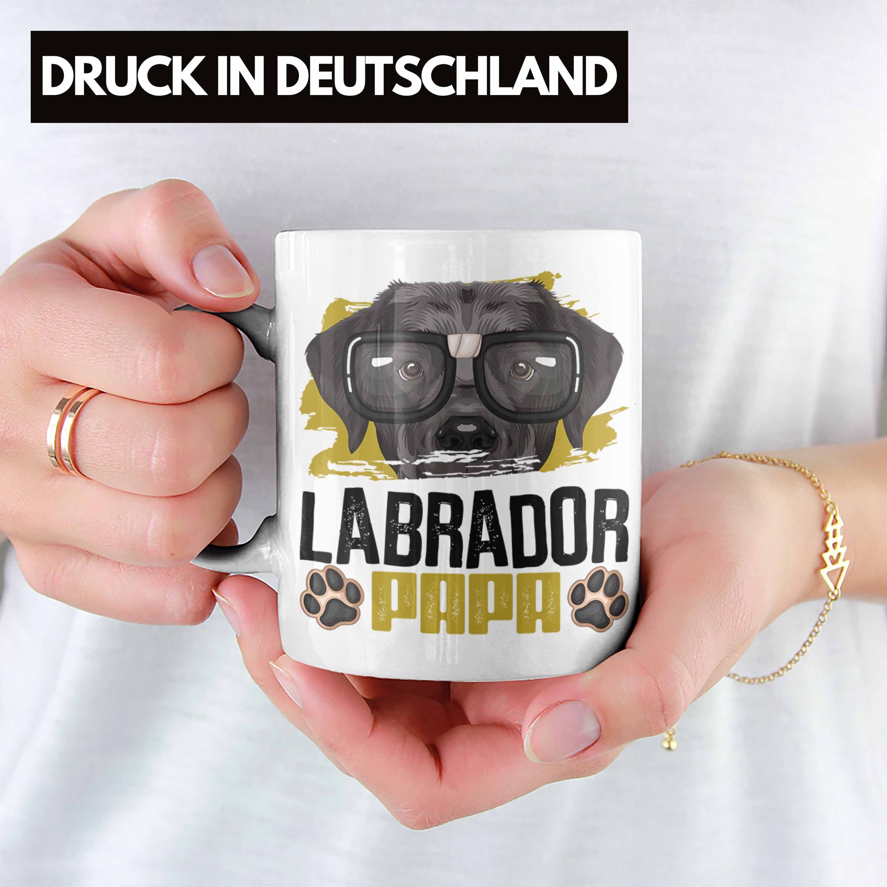 Trendation Tasse Labrador Papa Besitzer Lustiger Weiss Spruch Geschenk Tasse Geschenkidee Lab