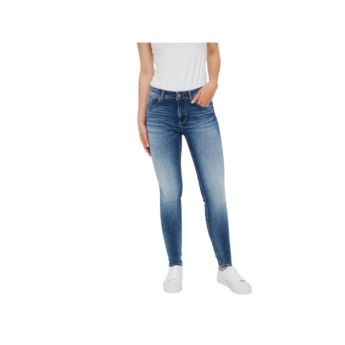 ONLY Skinny-fit-Jeans blau (1-tlg)