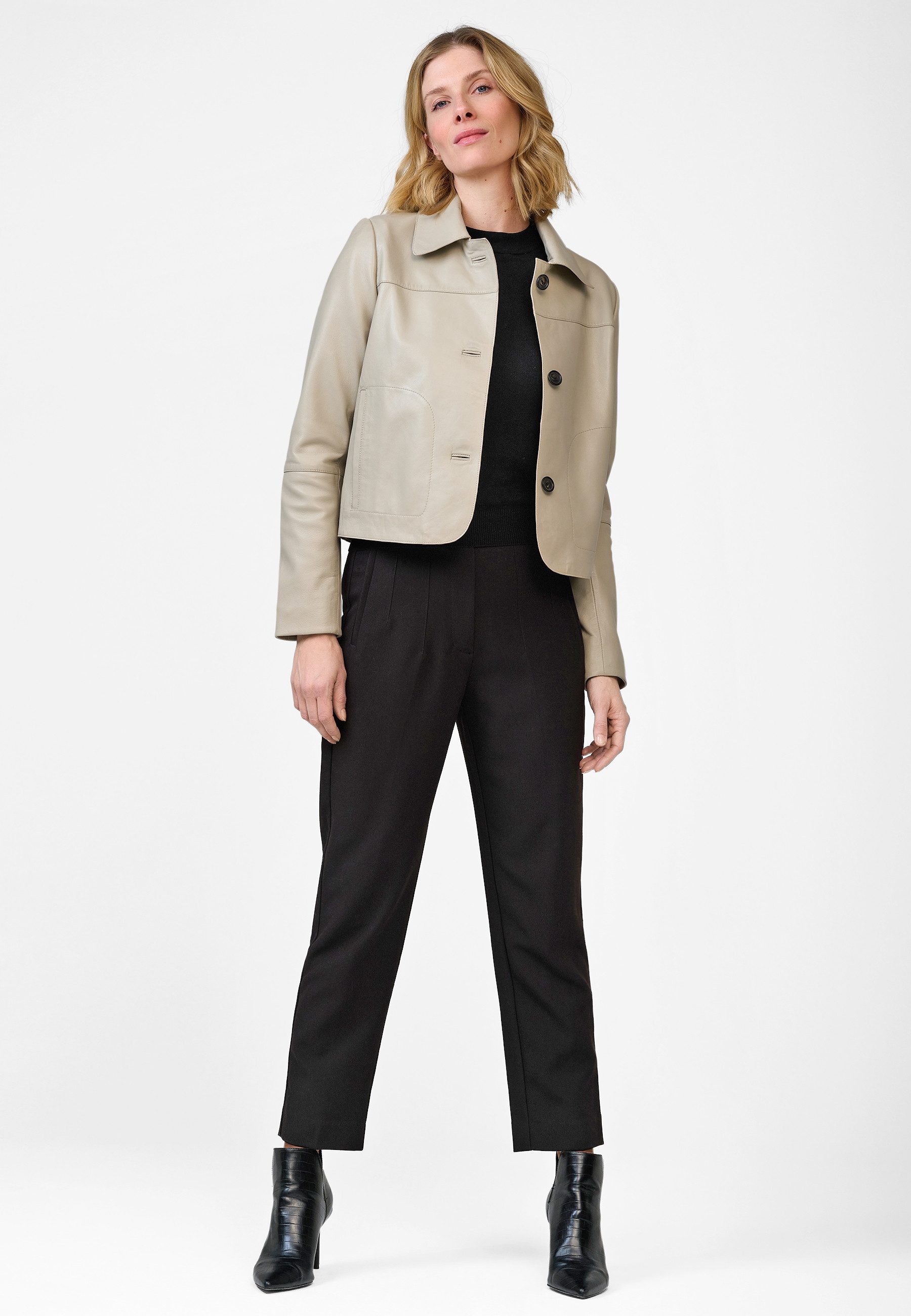 RICANO Lederjacke Jeena Hochwertiges Lamm Nappa günstig online kaufen