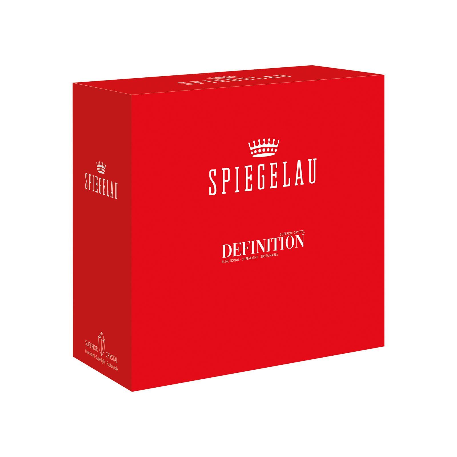 SPIEGELAU Rotweinglas Definition Burgundergläser 960 ml 2er Set, 2-tlg., Glas