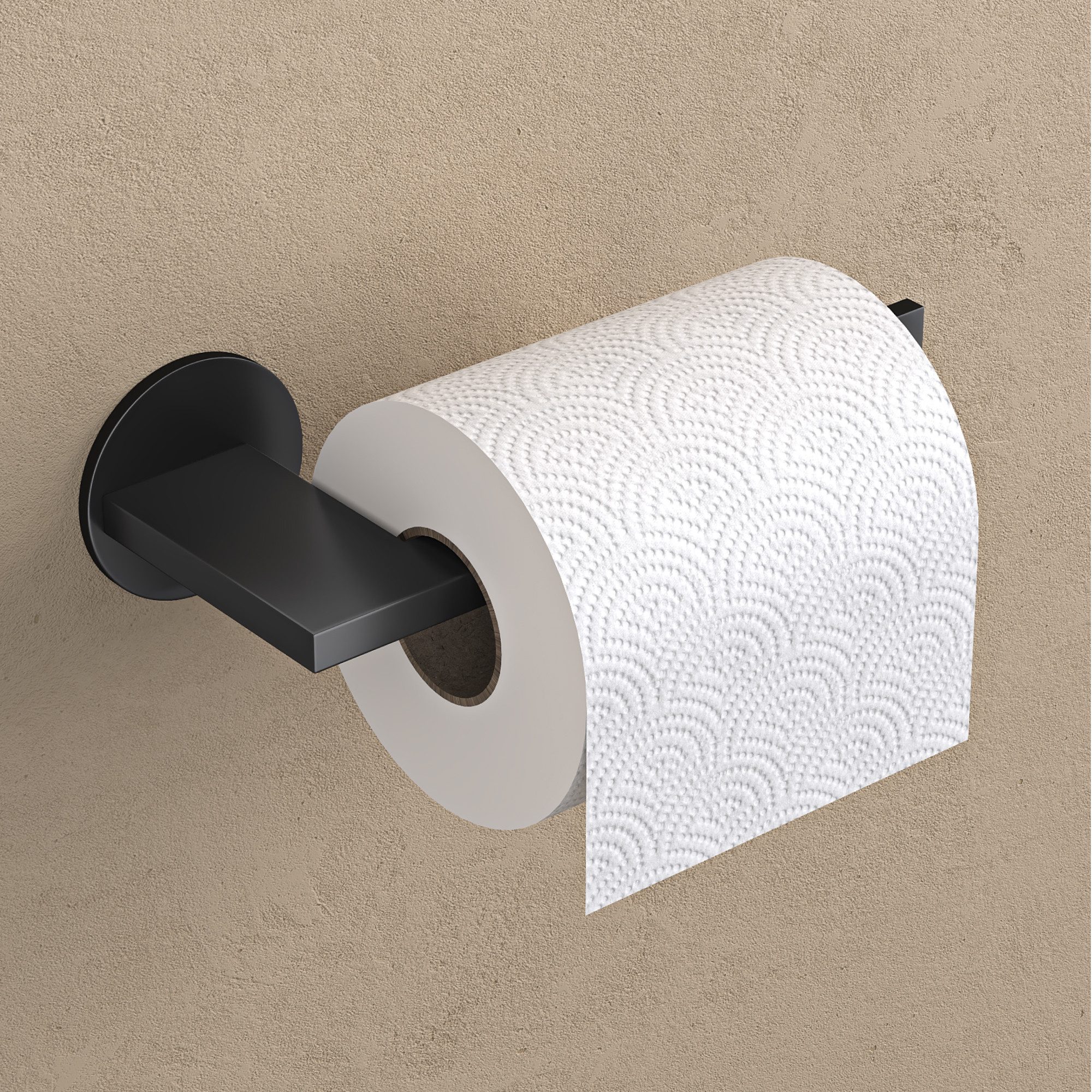 doporro Toilettenpapierhalter Klopapierhalter Moderner Klorollenhalter aus Edelstahl Lino-04, Hochwertiger 304 Edelstahl, rutschfeste Konstruktion