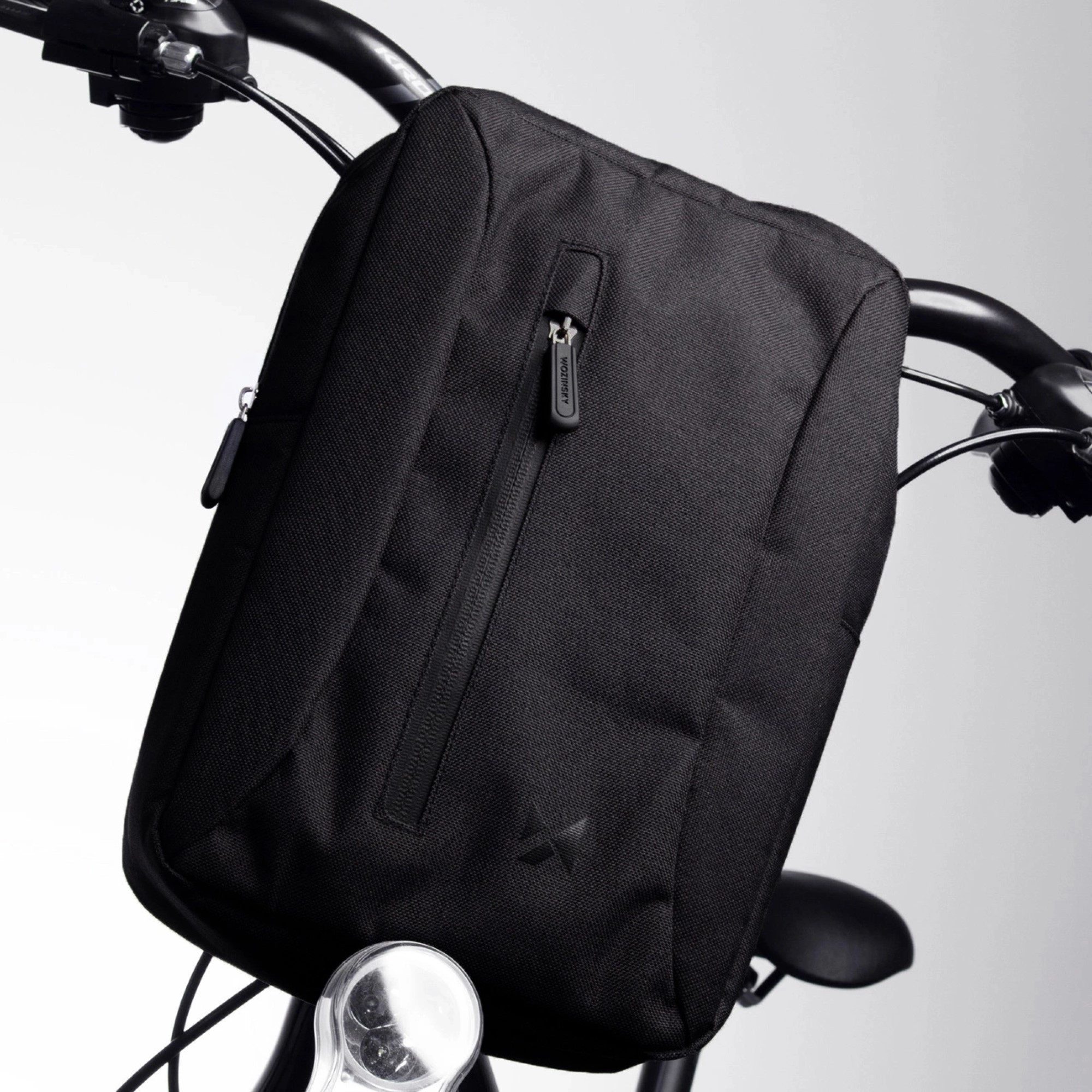 Wozinsky Fahrradtasche Fahrradtasche für den Lenker in Schwarz - Wasserdicht & Langlebig