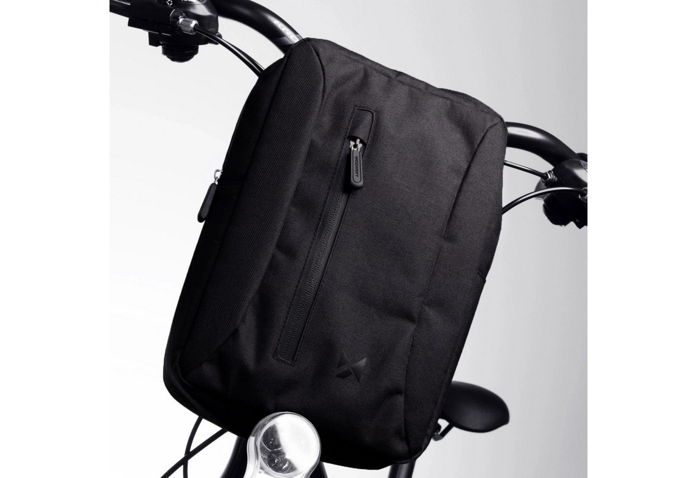 Wozinsky Fahrradtasche Fahrradtasche für den Lenker in Schwarz - Wasserdicht & Langlebig