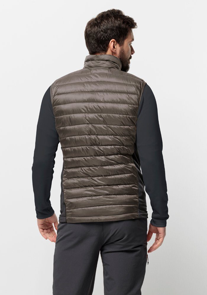Jack Wolfskin Funktionsweste ROUTEBURN cold-coffee PRO VEST M INS
