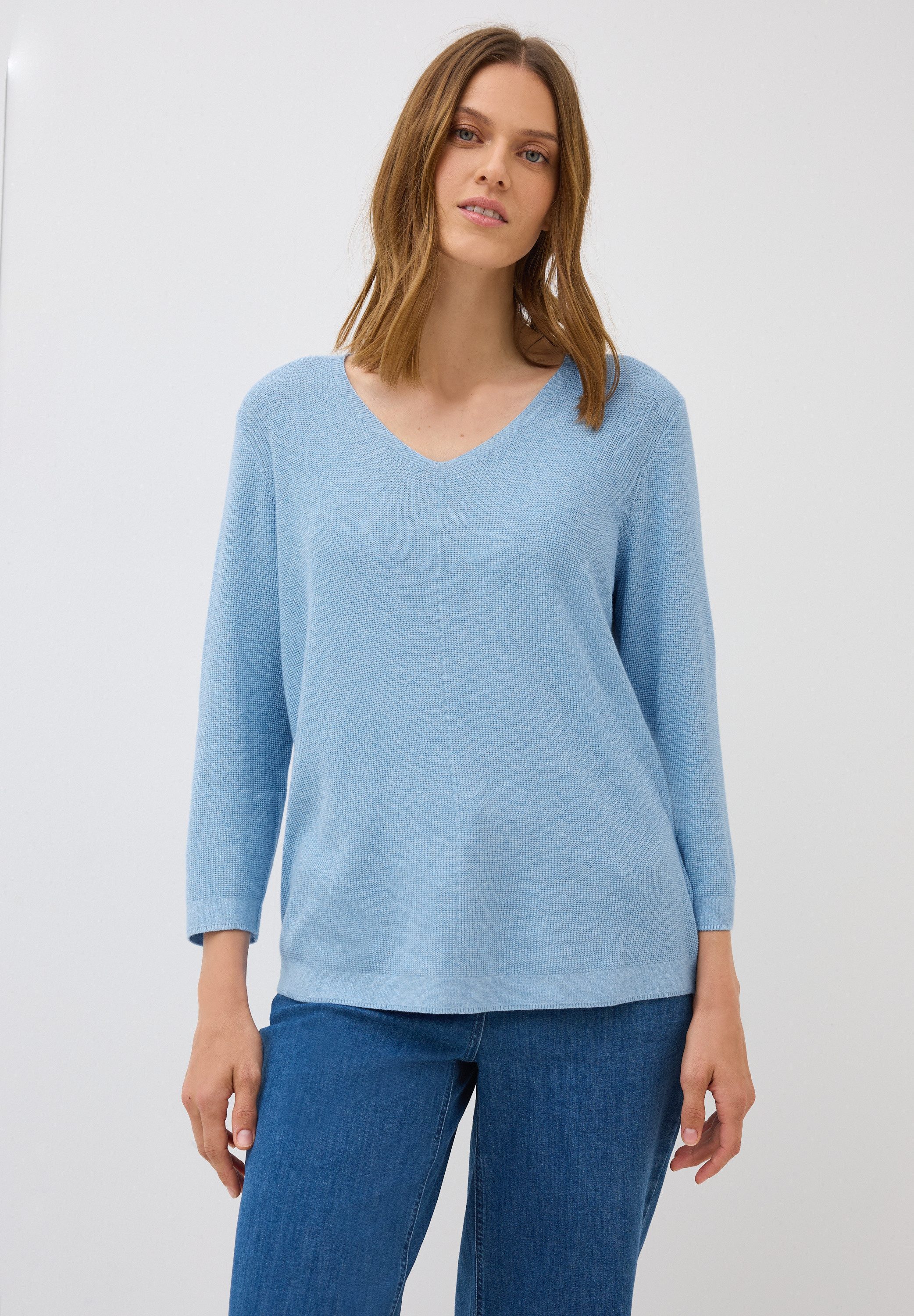 CECIL Strickpullover im soften Baumwoll-Mix günstig online kaufen