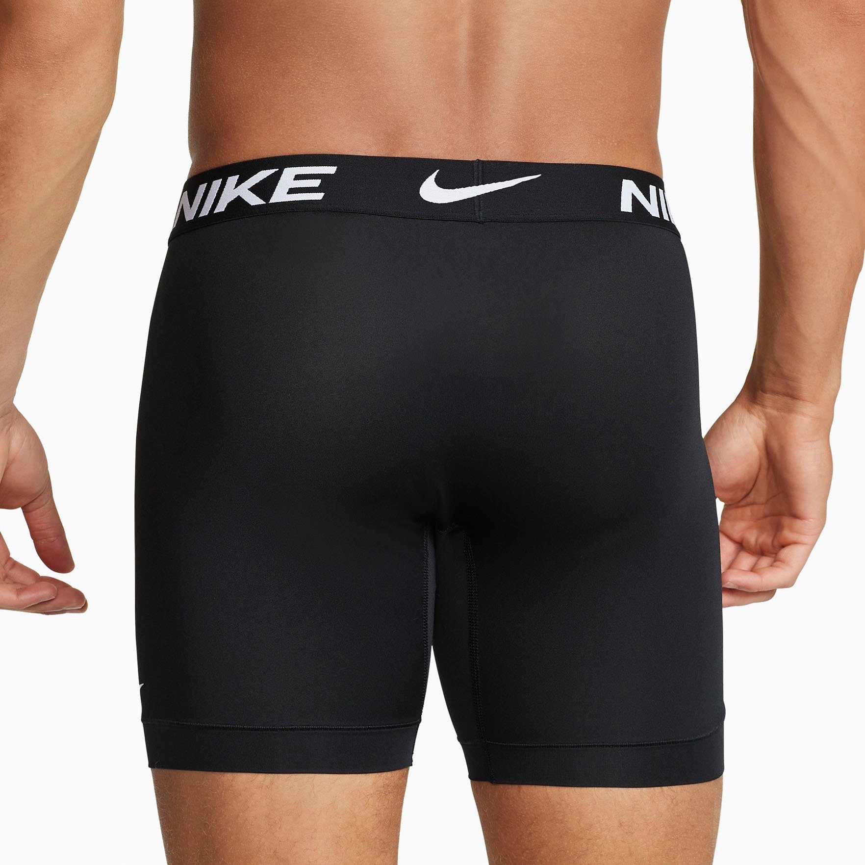 Nike Underwear Boxer BOXER BRIEF LONG 3PK (Packung, 3er-Pack) mit Elastikbund mit Nike Logo-Schriftzug
