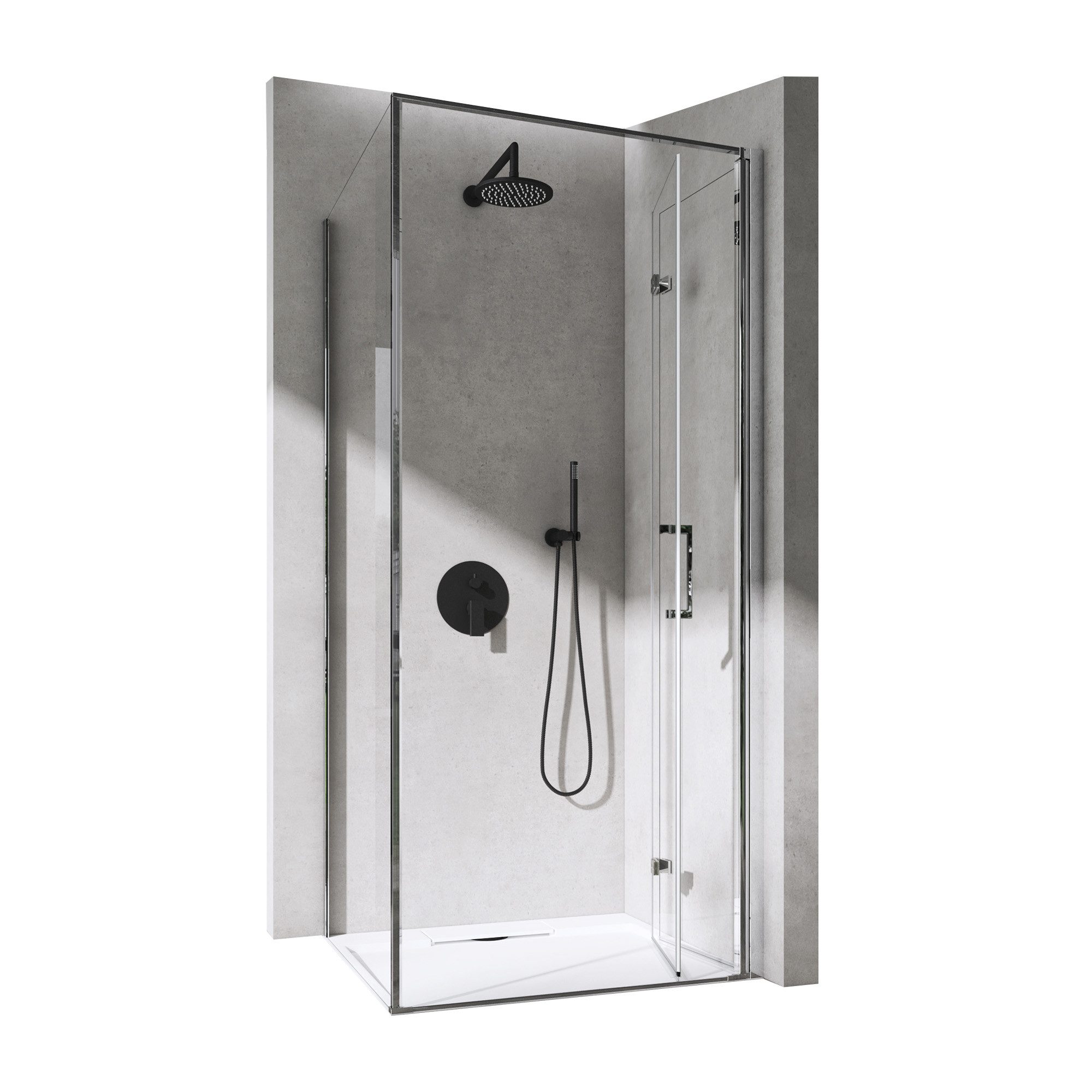 doporro Eckdusche Eck-Duschkabine Eckdusche ESG-Sicherheitsglas Nano-Beschi günstig online kaufen