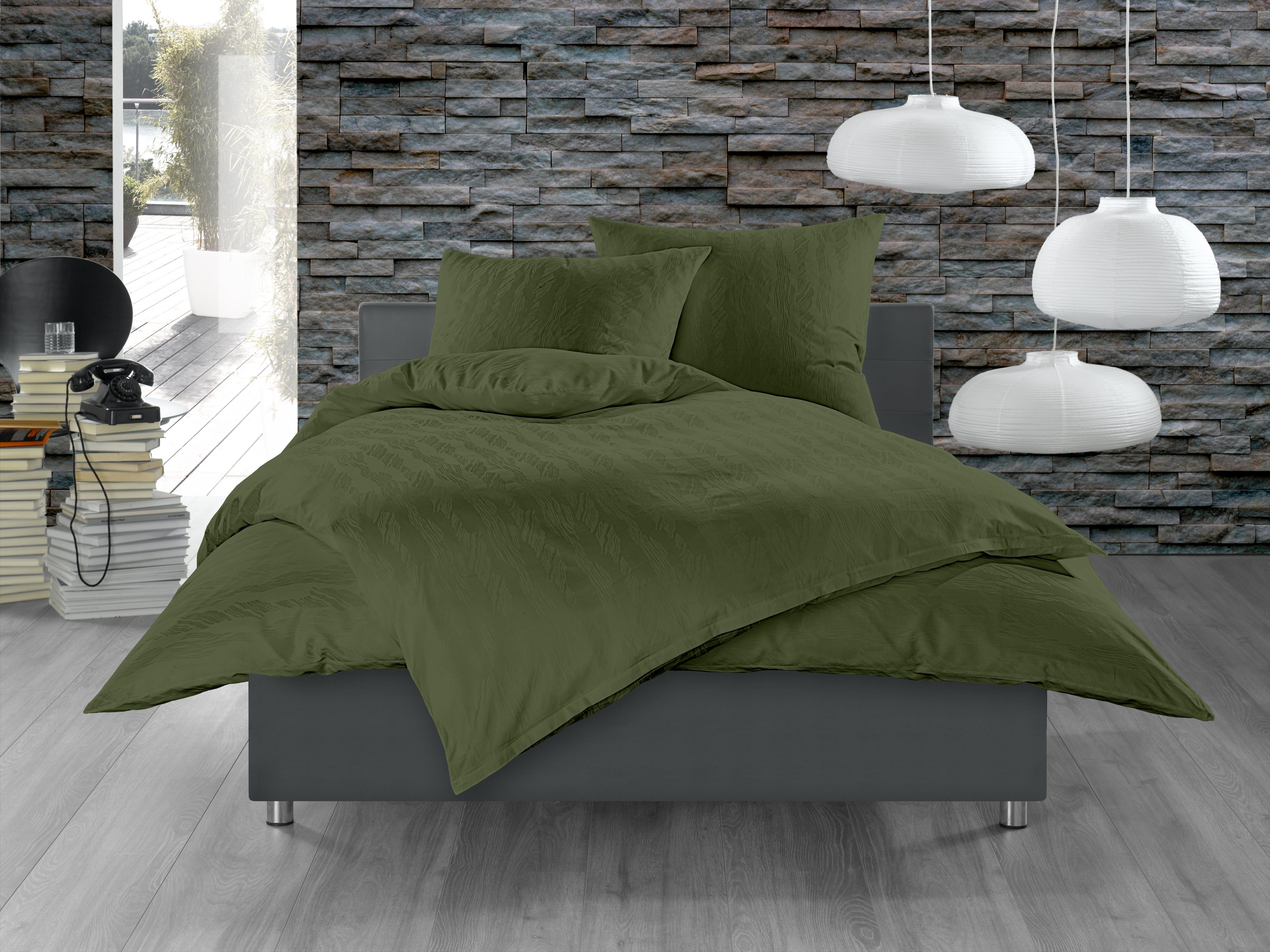 BETTWAESCHE-MIT-STIL Bettwäsche Mako Satin Damast Bettwäsche günstig online kaufen