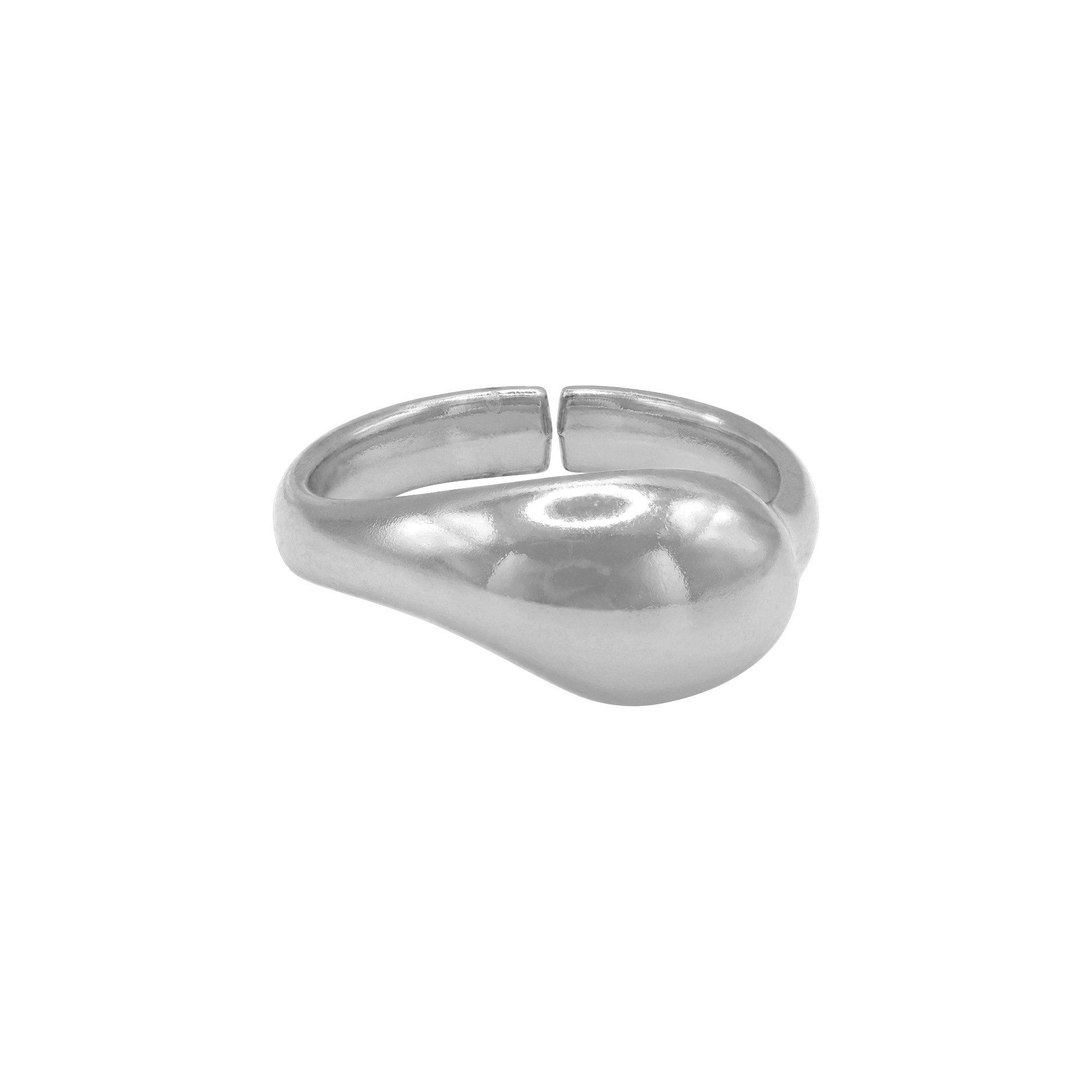 Heideman Fingerring Naila silberfarben poliert (Ring, 1-tlg., inkl. Geschenkverpackung), Damenring
