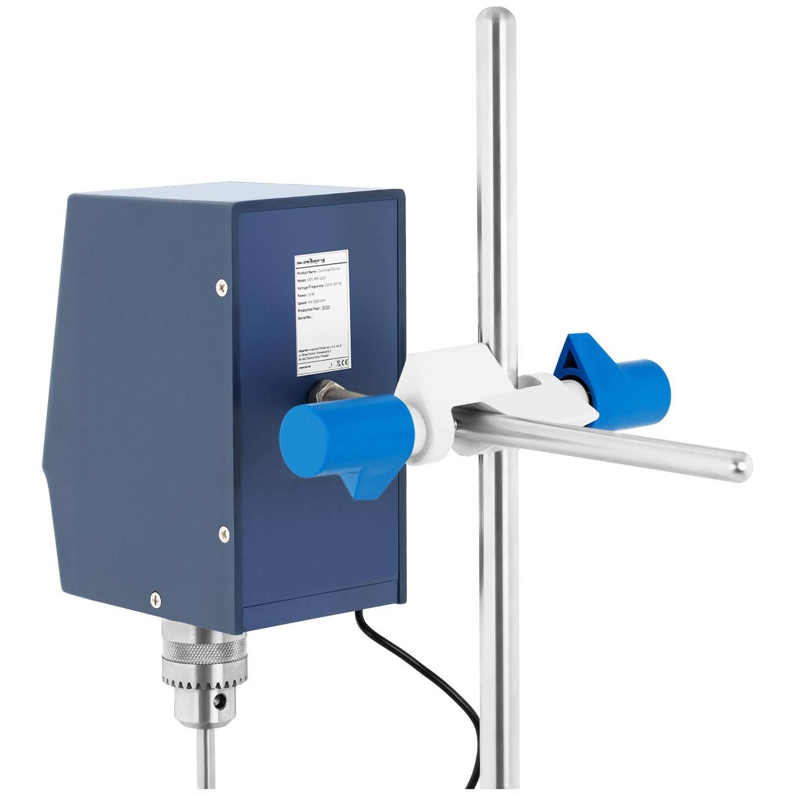 Steinberg Systems Rührquirl Laborrührer 20 L Rührer Mixer Stirrer Labor Rührwerk Präzisionskraft, L: 30 cm