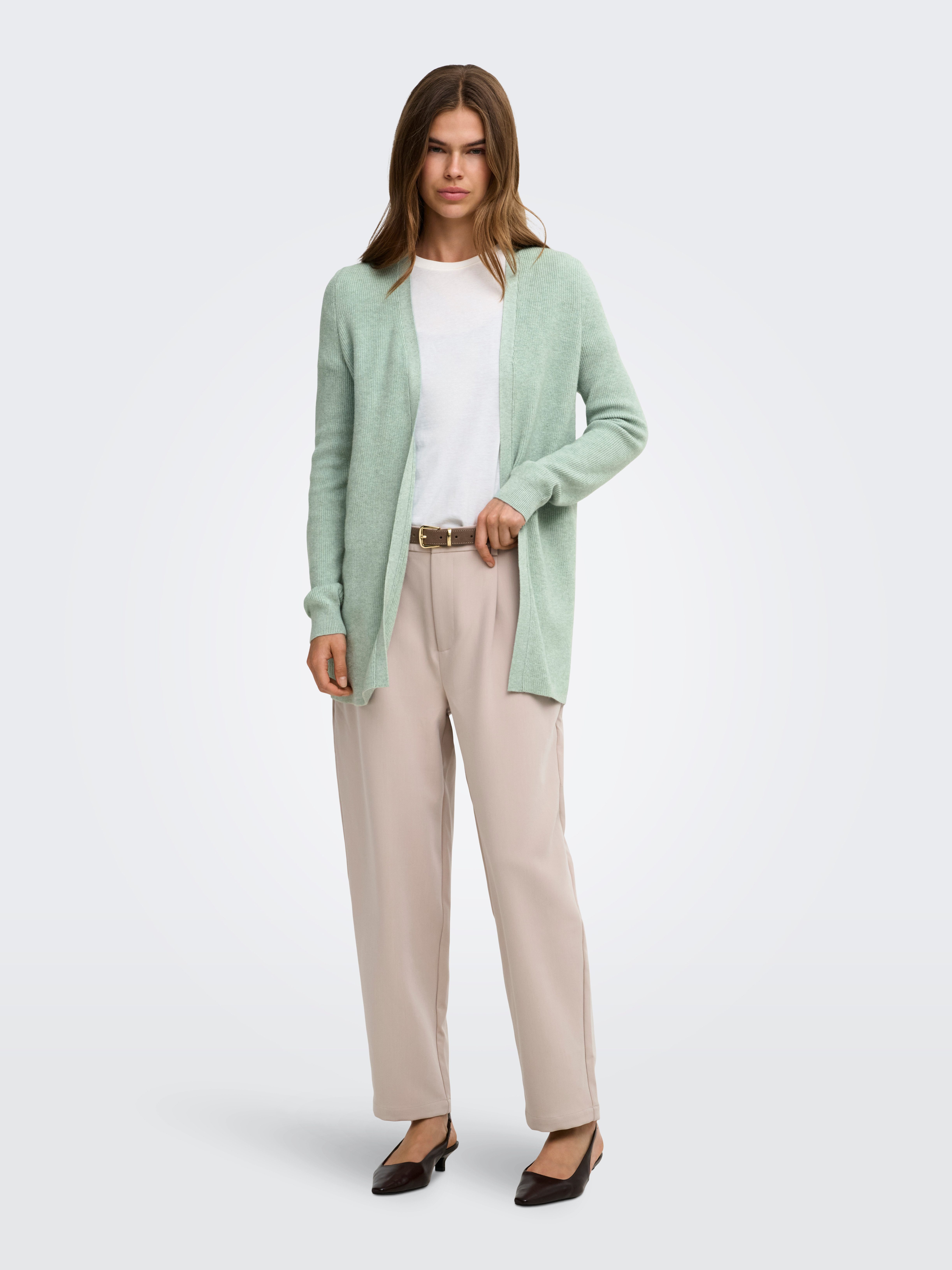 ONLY Strickjacke ONLMARY LS OPEN RIB CARDI KNT Viskosemischung, regular fit – Bild 5 von 5