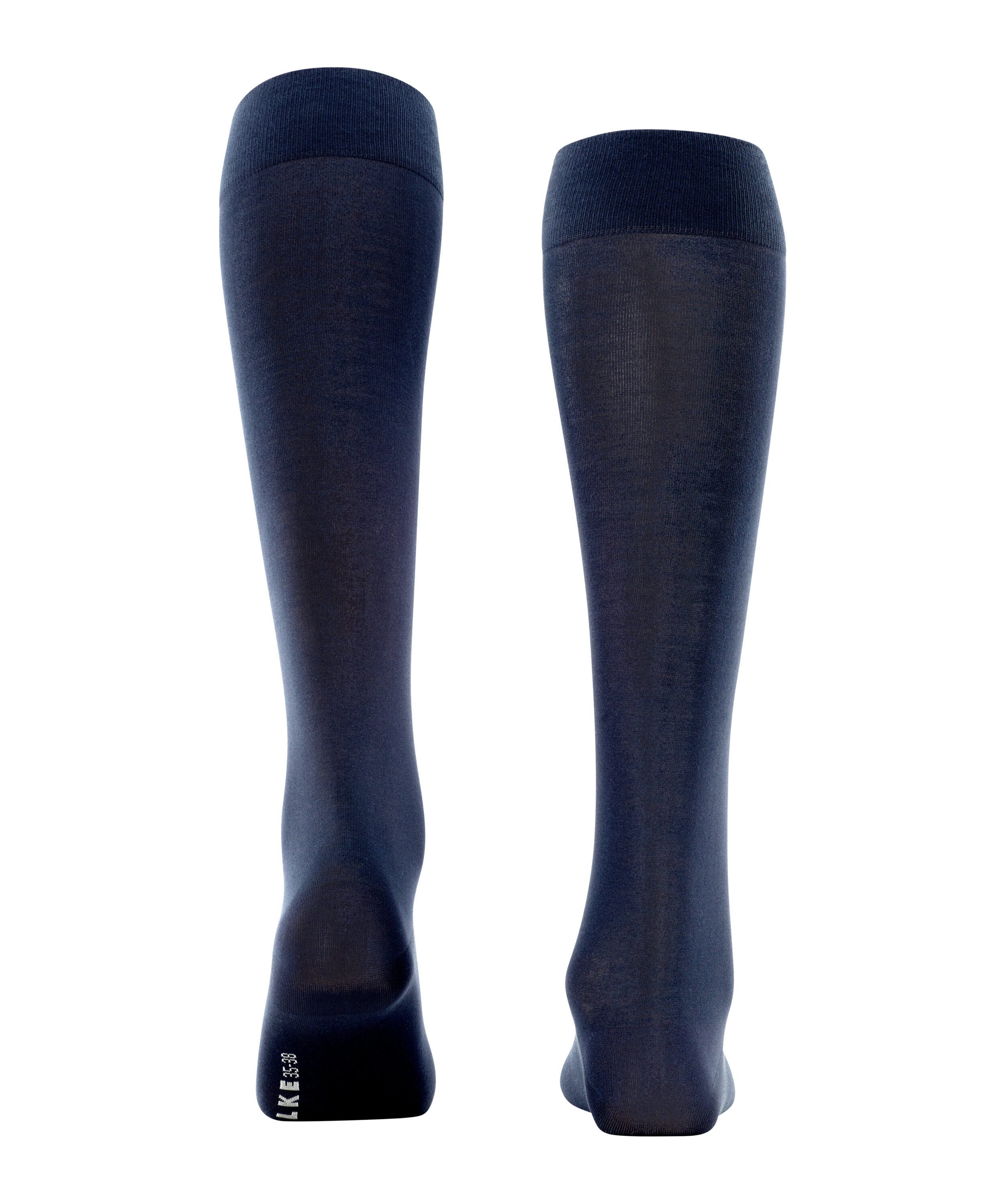 FALKE Kniestrümpfe Cotton Touch feines, elegantes Erscheinungsbild, aus Baumwolle, atmungsaktiv
