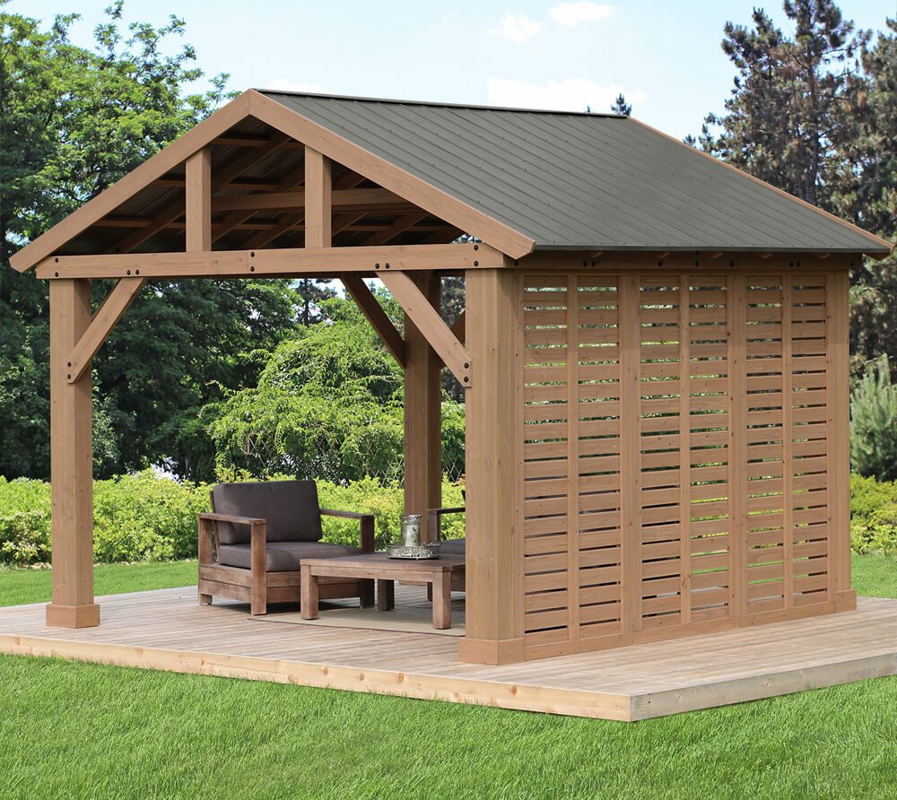 WESTMANN Pavillonseitenteil, 323x227 cm, Seitenwand, Seitenwand Yukon 14x12, Windschutz / Schattenspender