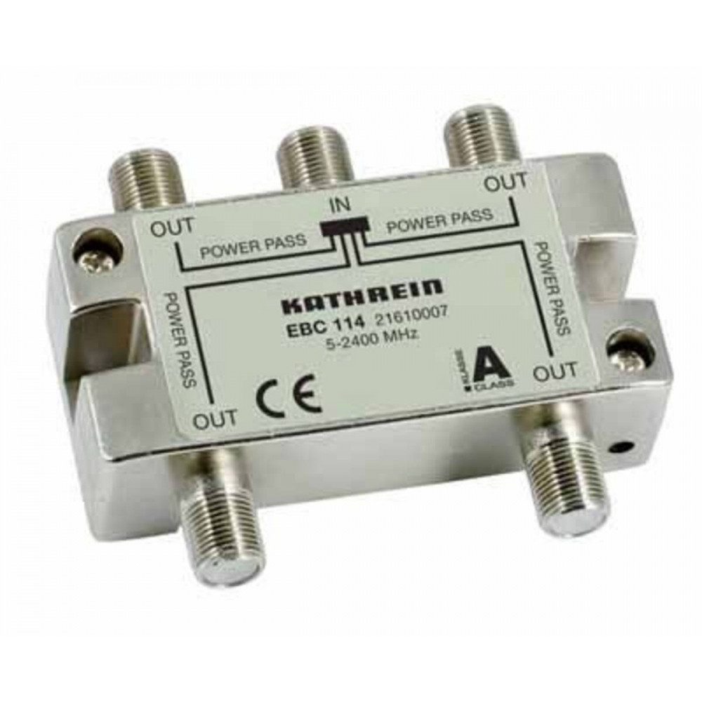 Kathrein Kathrein EBC 114 Breitband-Verteiler Elektro-Kabel, Robuste Bauweise für Antennen