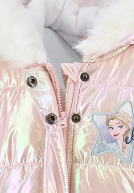 Disney Frozen Winterjacke Kinder Mädchen Winter-Jacke Pufferjacke Steppjacke mit Kapuze