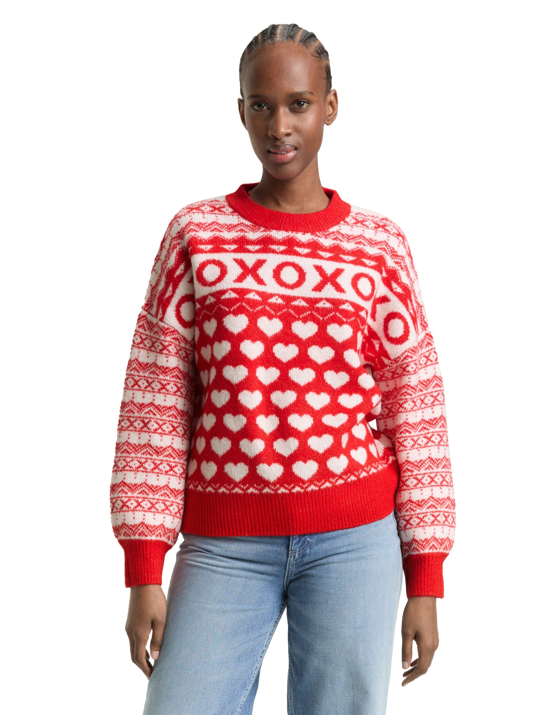 TOM TAILOR Denim Вязаные свитера mit Allover-Muster