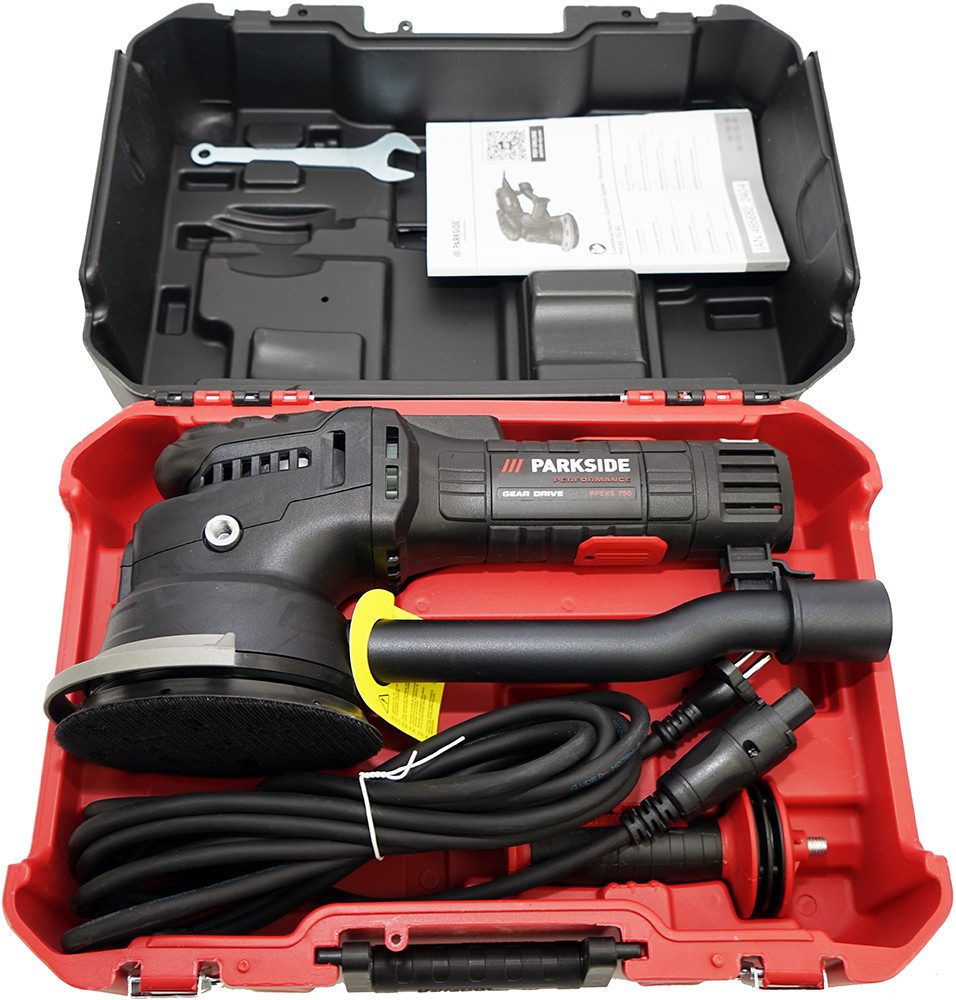 PARKSIDE PERFORMANCE® Exzenterschleifer Handschleifer PPEXS 750 im Transportkoffer