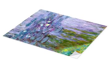Posterlounge Wandfolie Claude Monet, Seerosen III, Wohnzimmer Malerei