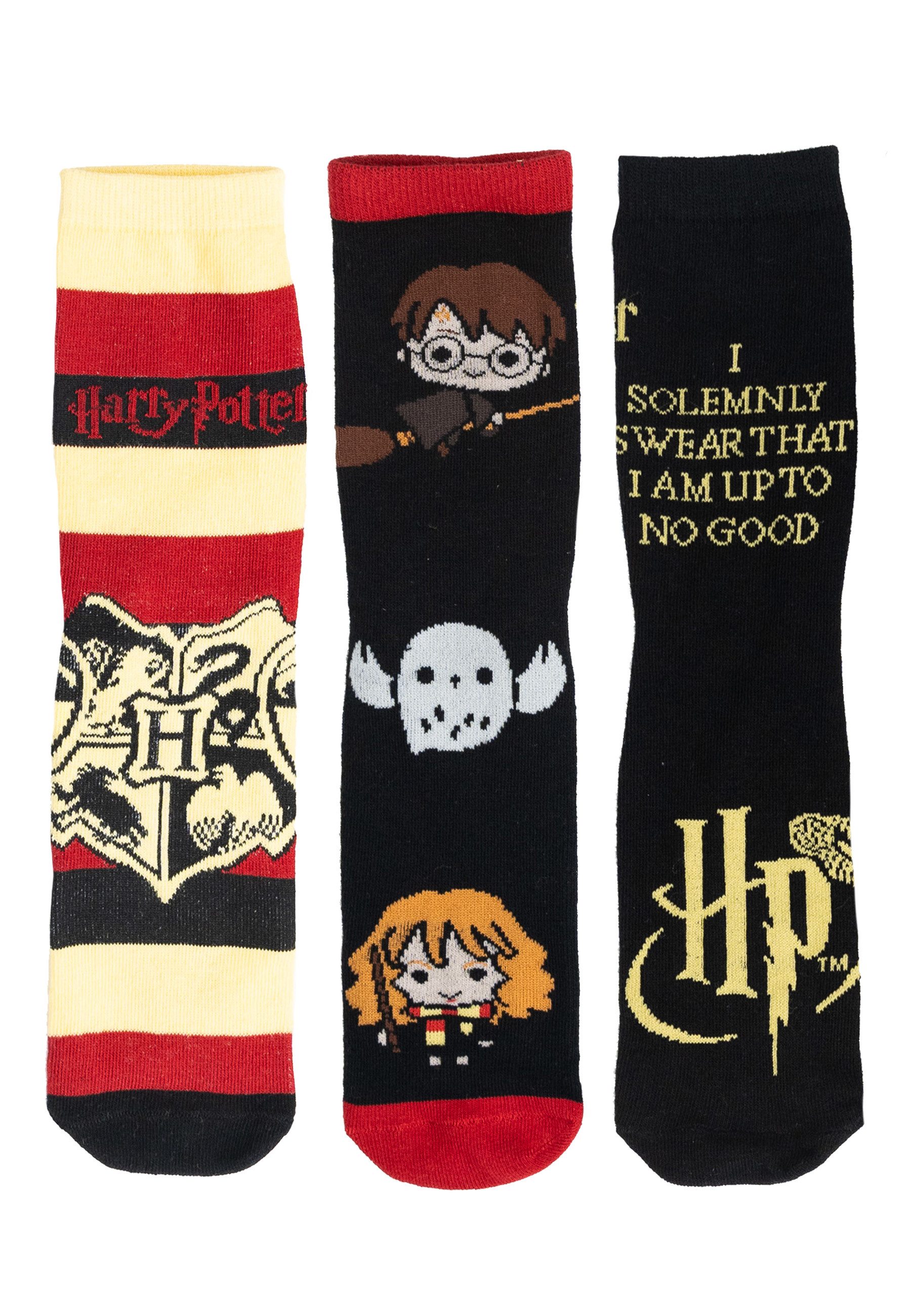 United Labels® Socken Harry Potter Socken Comic Sneaker Strümpfe (5er Pack) günstig online kaufen