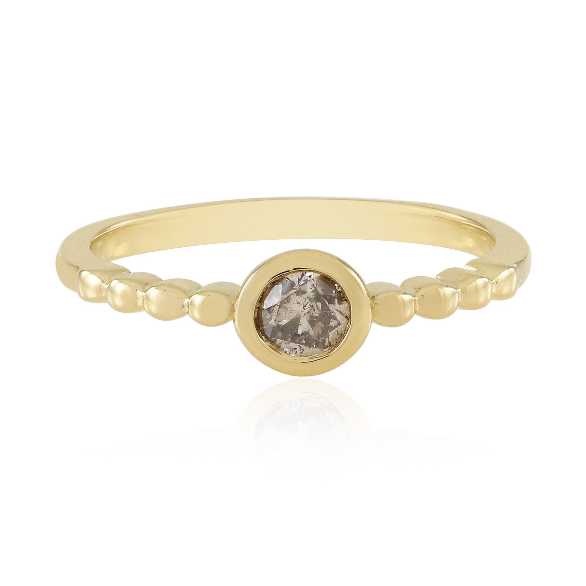 Cavill Diamantring Cavill Diamantring 0,225 ct Brillant vergoldet 925 Silber (1-tlg)
