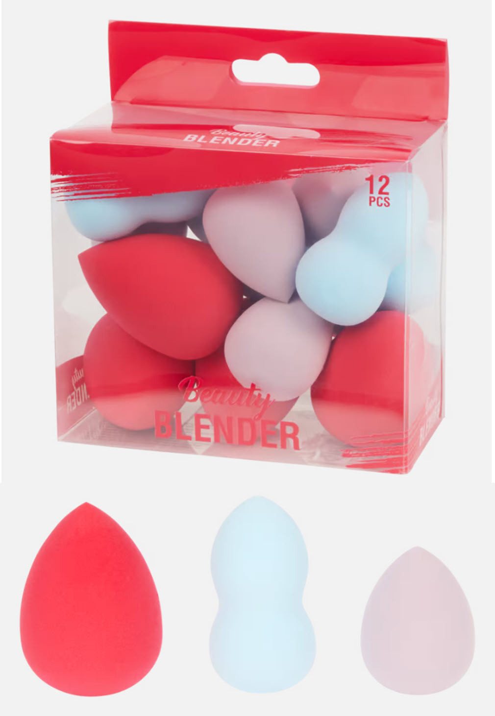 Spectrum Schwämmchen Make-Up-Blender Beauty Sponges Make-up-Schwämme, Set, 12 tlg., Set