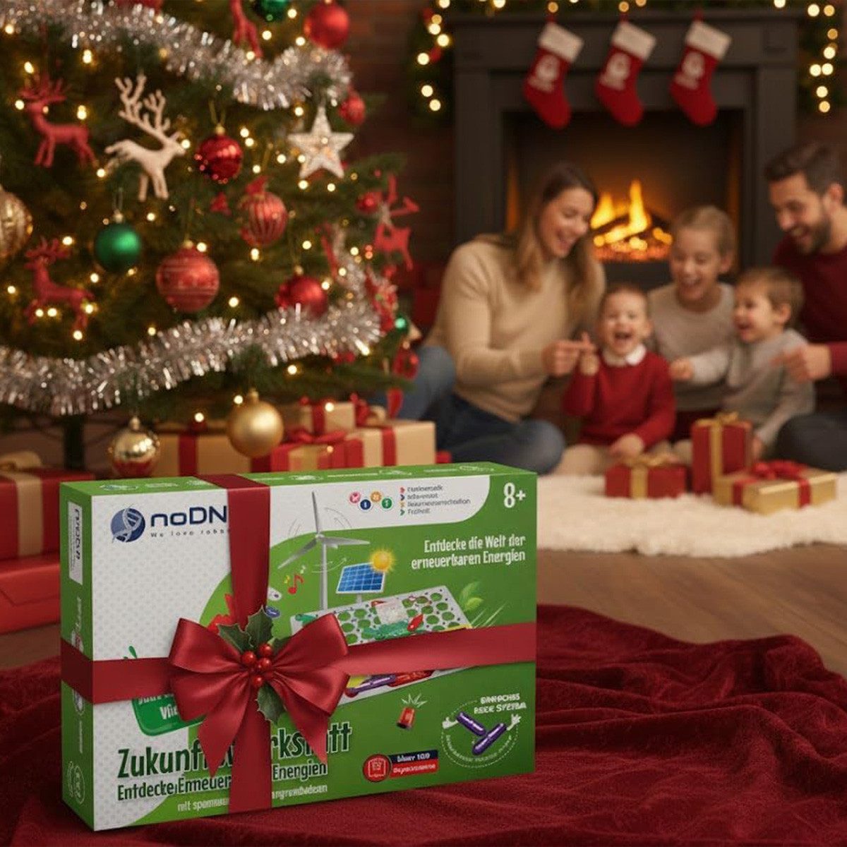 noDNA We love robotics Experiment kit Renewable energies for children aged 8 and up, including illustrated instructions & exciting background information