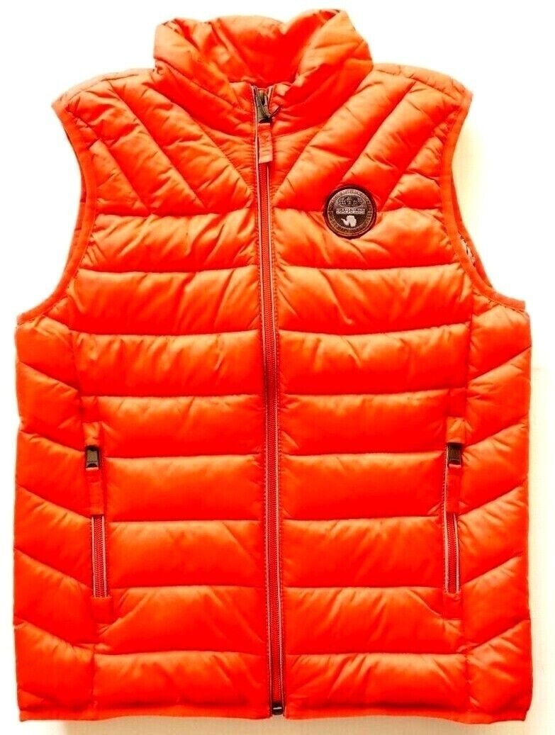 Steppweste Napapijri Kinder Weste Jacke, Rot Napapijri Aerons Kinder Jungen Western Jacke