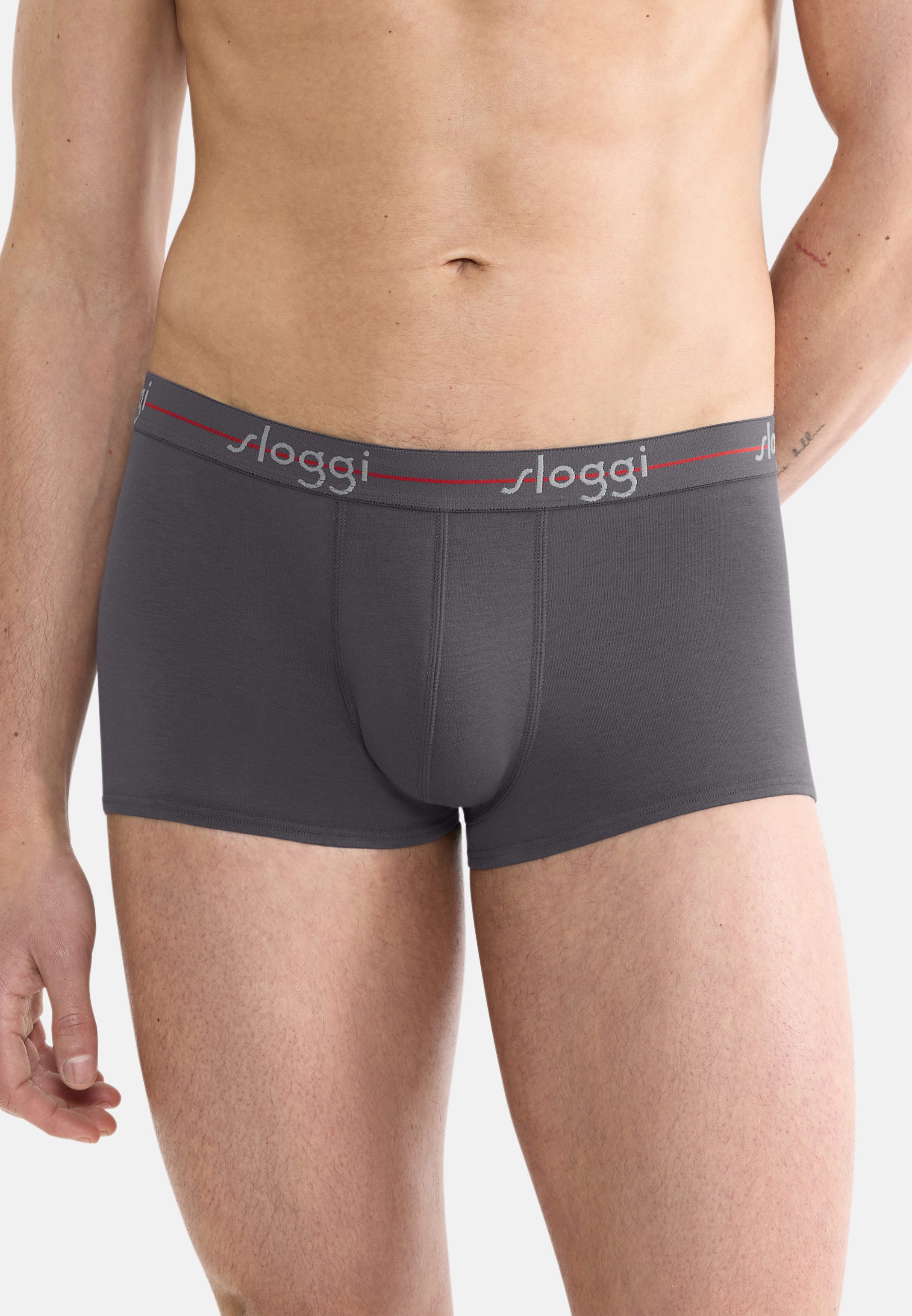 sloggi Retro Boxer 4er Pack men Start (Spar-Set, 4-St) Hipster Short / Pant - Baumwolle - ohne Eingriff - Atmungsaktiv