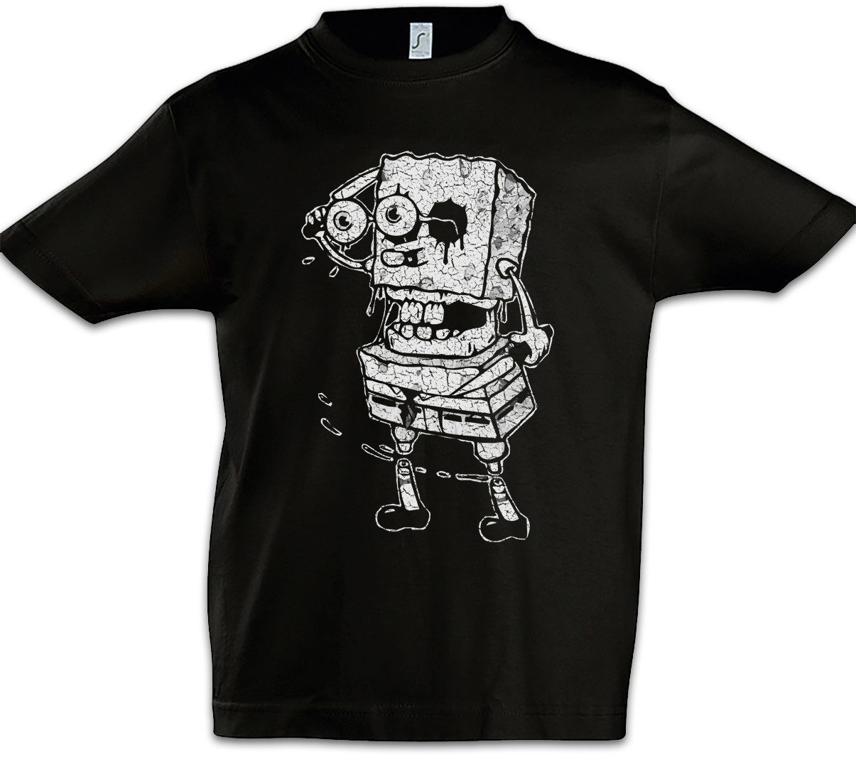 Print-Shirt Sponge Rob Kinder T-Shirt Schwamm Horror Walking Bob Zombie Dead