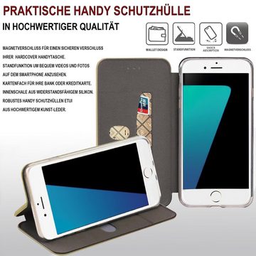 Numerva Handyhülle Hard Cover Etui für Apple iPhone 12 Pro Max, Flip Cover Schutz Hülle Tasche