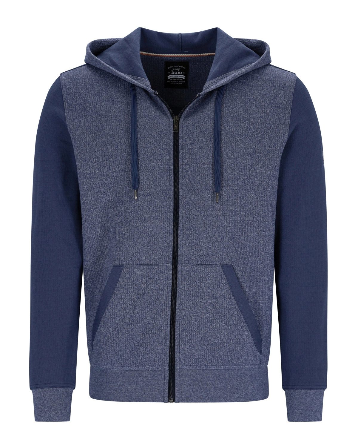 Hajo Sweatjacke Kapuzensweatjacke in Cloqué-Gewebe - stay fresh-Qualität günstig online kaufen