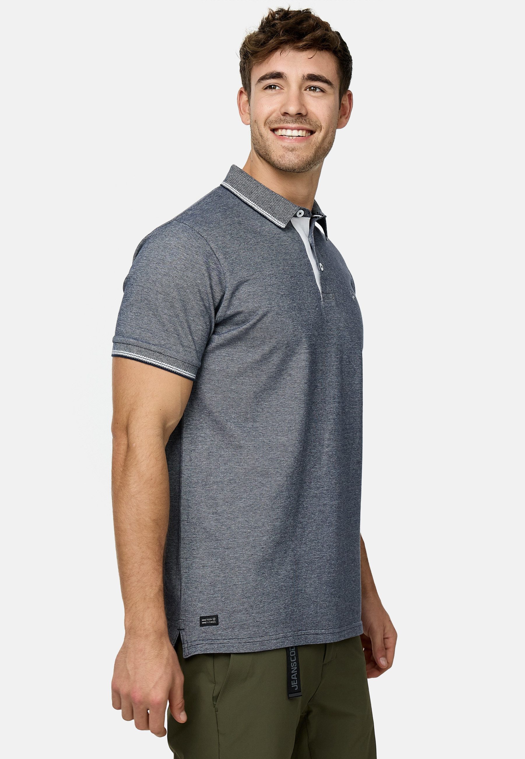 Indicode Poloshirt Herren INSan Jose Polo Shirt Herrenshirt 100% Baumwolle