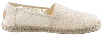 TOMS ALPARGATA ROPE Espadrille mit dezenter Blumenstickerei, schmale Form