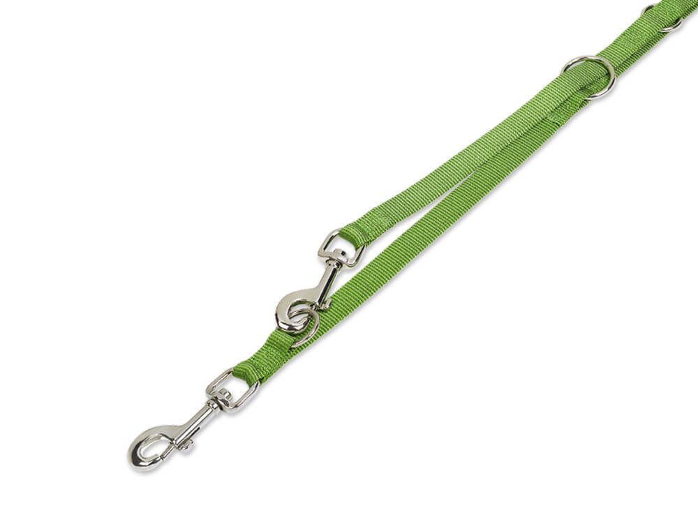 Nobby Hundeleine Führleine "Classic", lindgrün, S, Nylon, 3-fach verstellbar