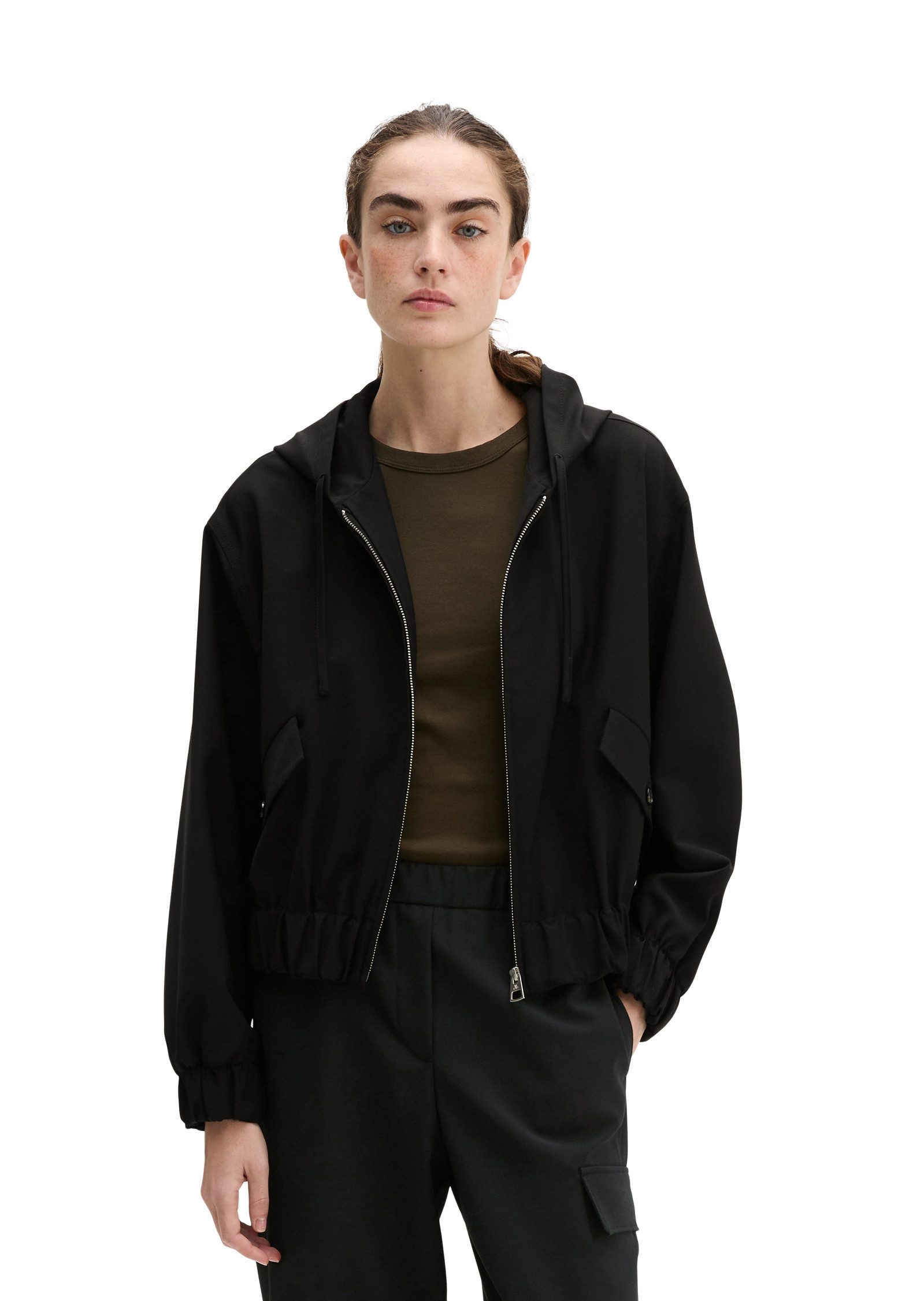 Marc O'Polo Kurzjacke aus Schurwolle-Stretch-Mix
