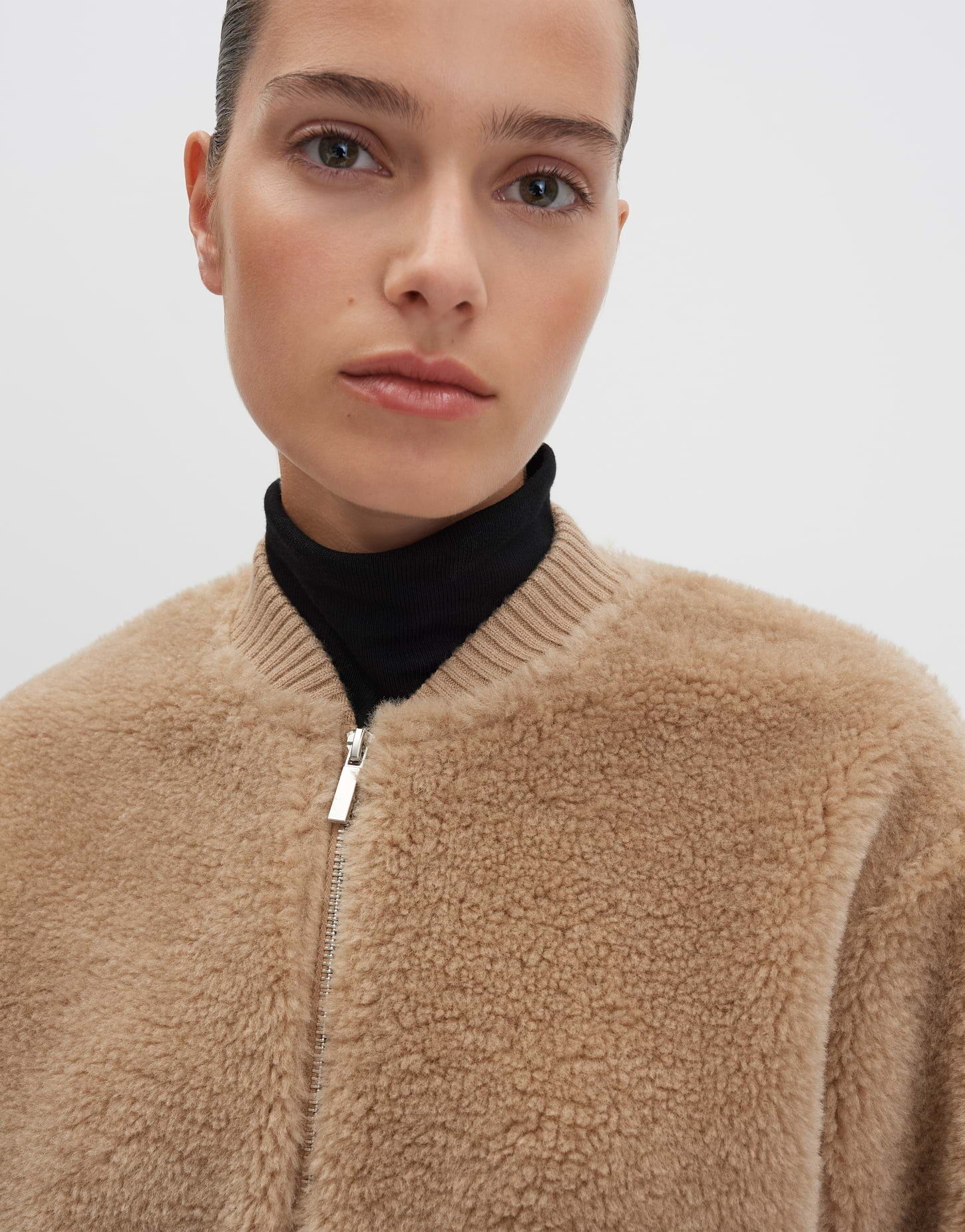 someday Blouson UFURRY Regular mit Teddyfell Blousonjacke mit Teddyfell und Reißverschluss