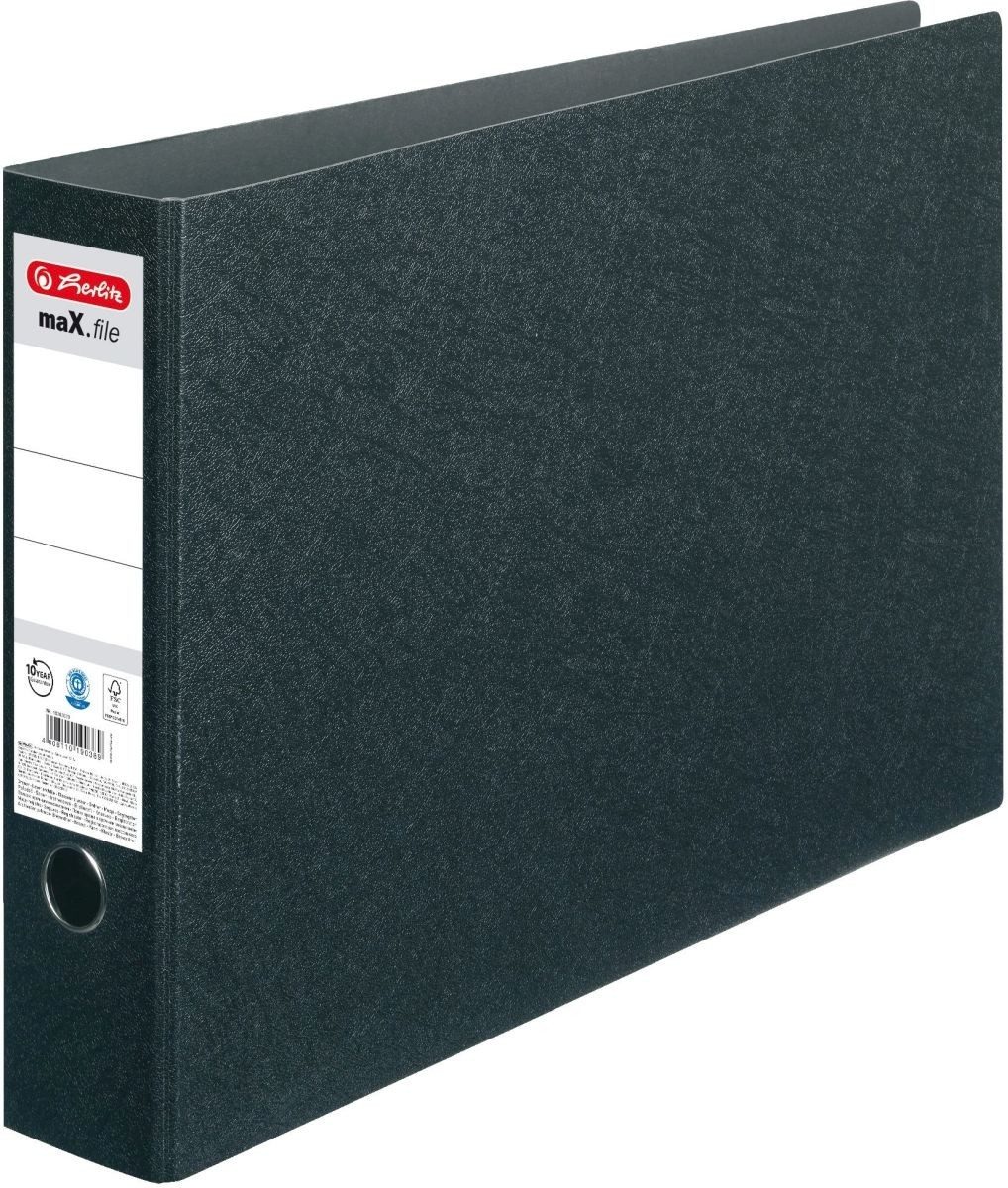 Herlitz Aktenordner Папки з файлами Hartpappe A3 quer 7,5cm maX.file