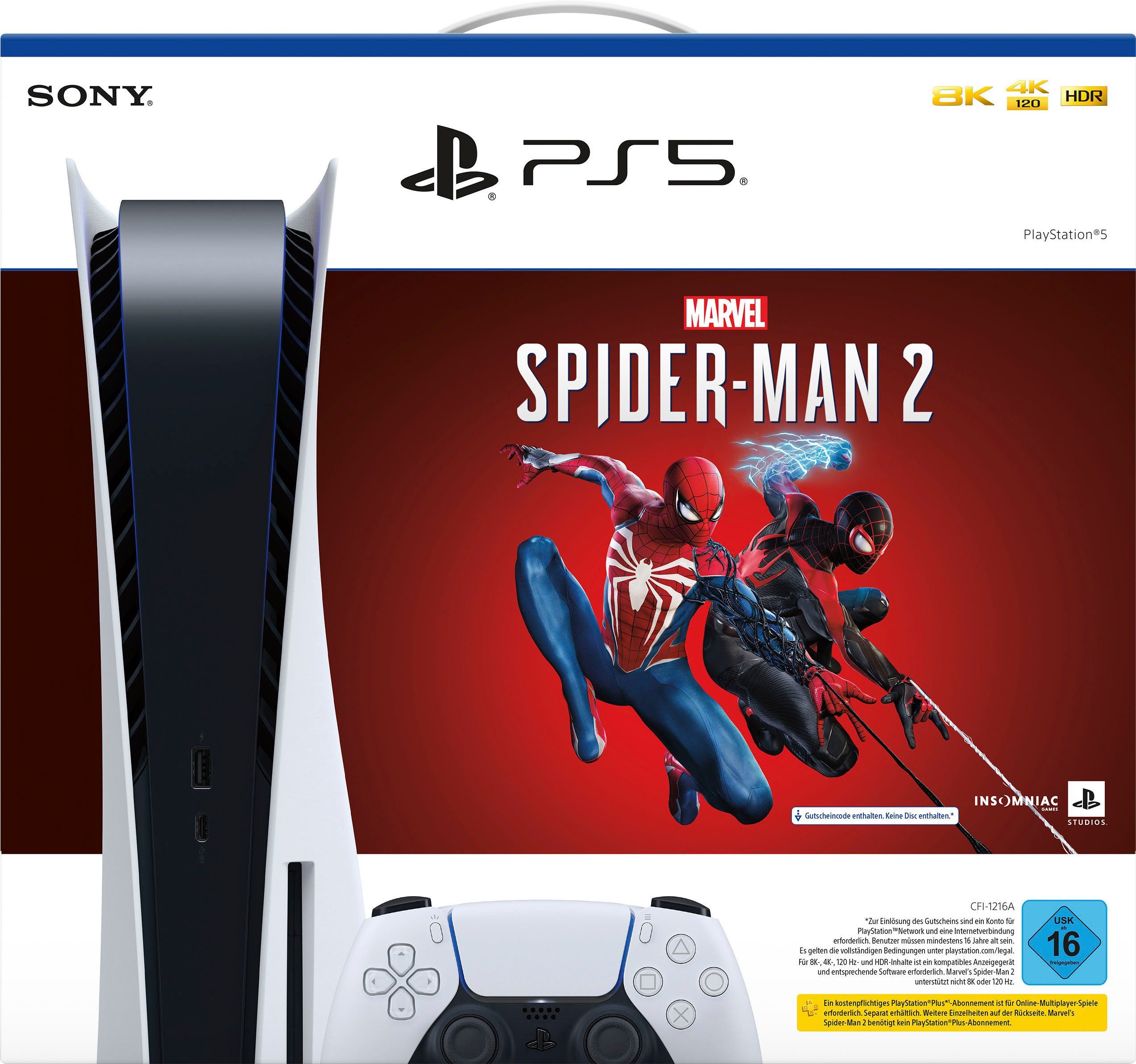 Spider 5 Man PlayStation Bundle 2 normales Marvel's Bundle
