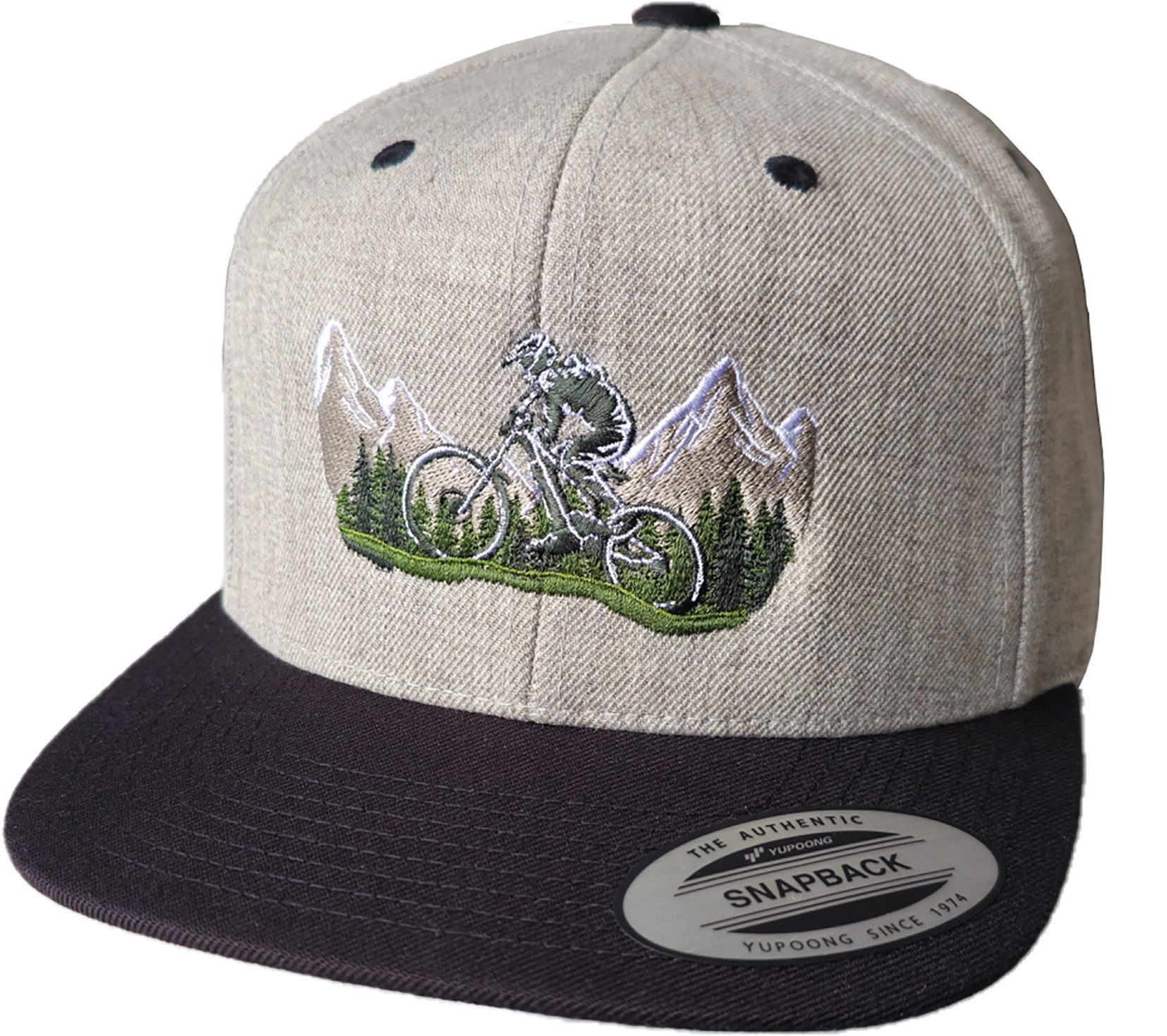 Baddery Snapback Cap Flexfit Outdoor Cap "Mountain Ride" - MTB Mountain-Bik günstig online kaufen