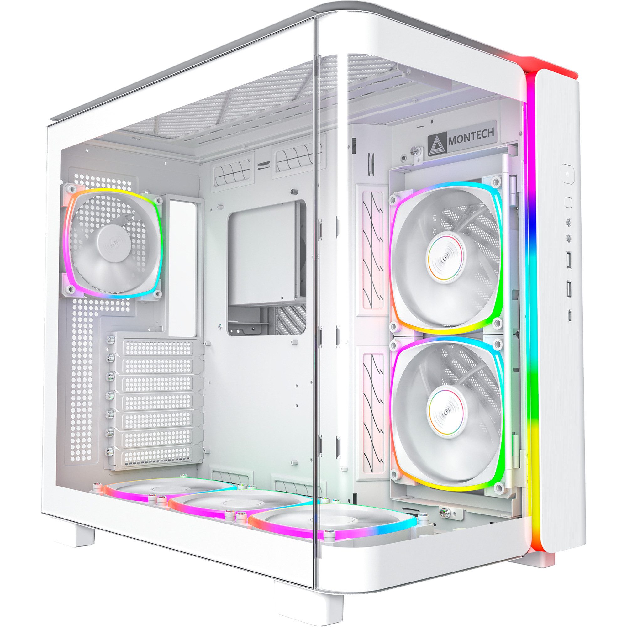 MONTECH PC-Gehäuse Montech KING 95 PRO, Tower-Gehäuse, (Tempered