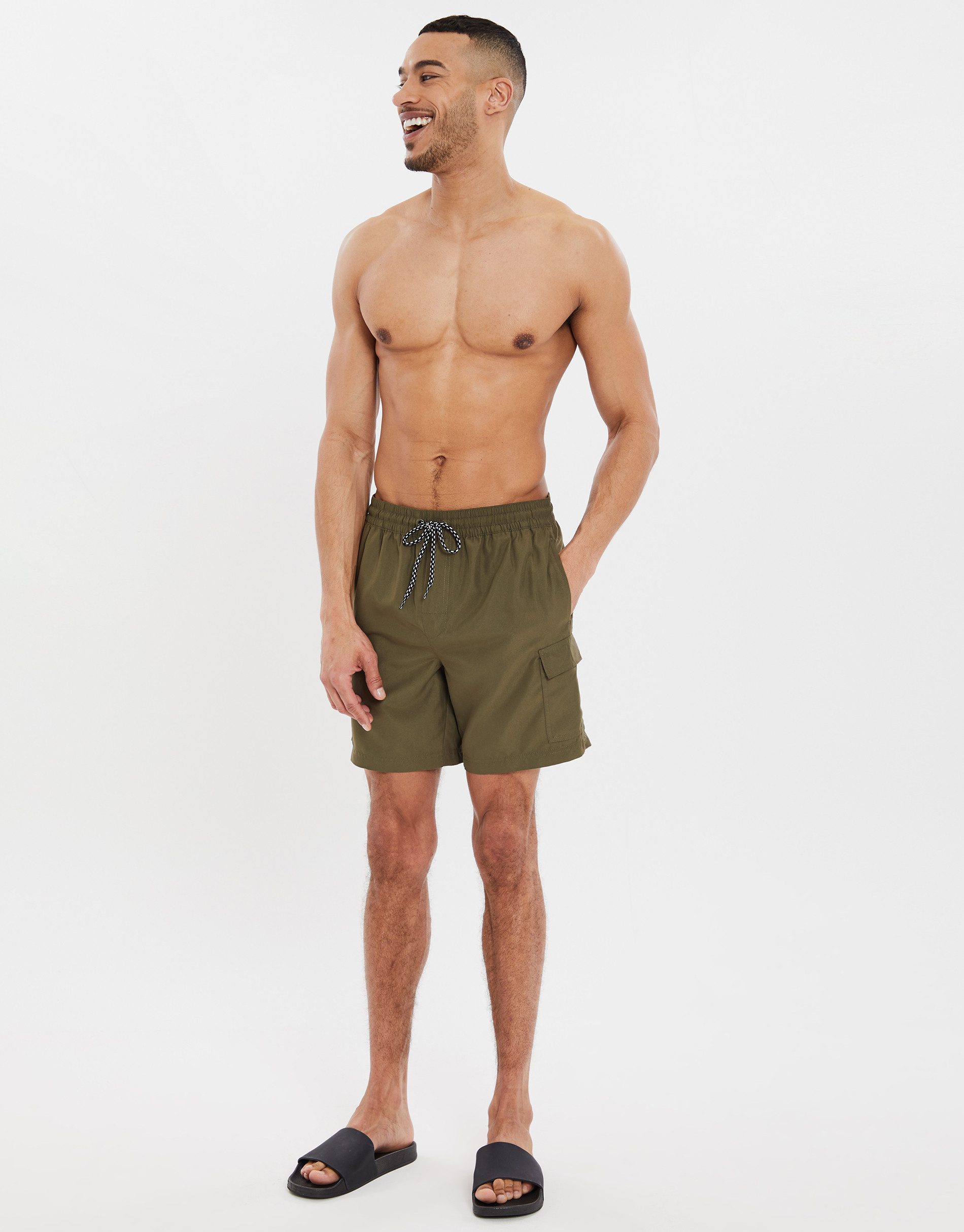 Threadbare Badehose THB Swim Short Saxon mit Tunnelzug