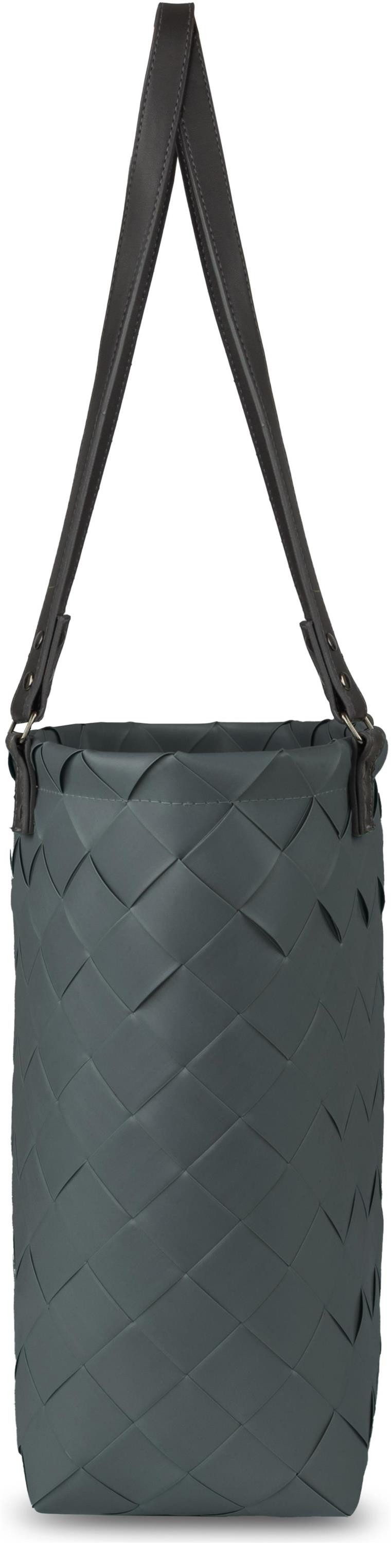 normani Einkaufskorb Tote Bag Flechtkorb 12 Liter Temara, 12 l, Handtasche aus pflegeleichtem Material