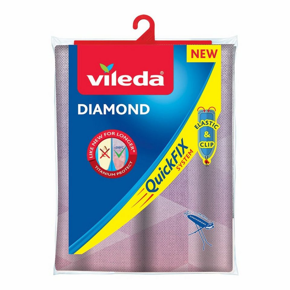 Bügelbrettbezug Vileda 173333 Bügelbrett Vileda Diamond