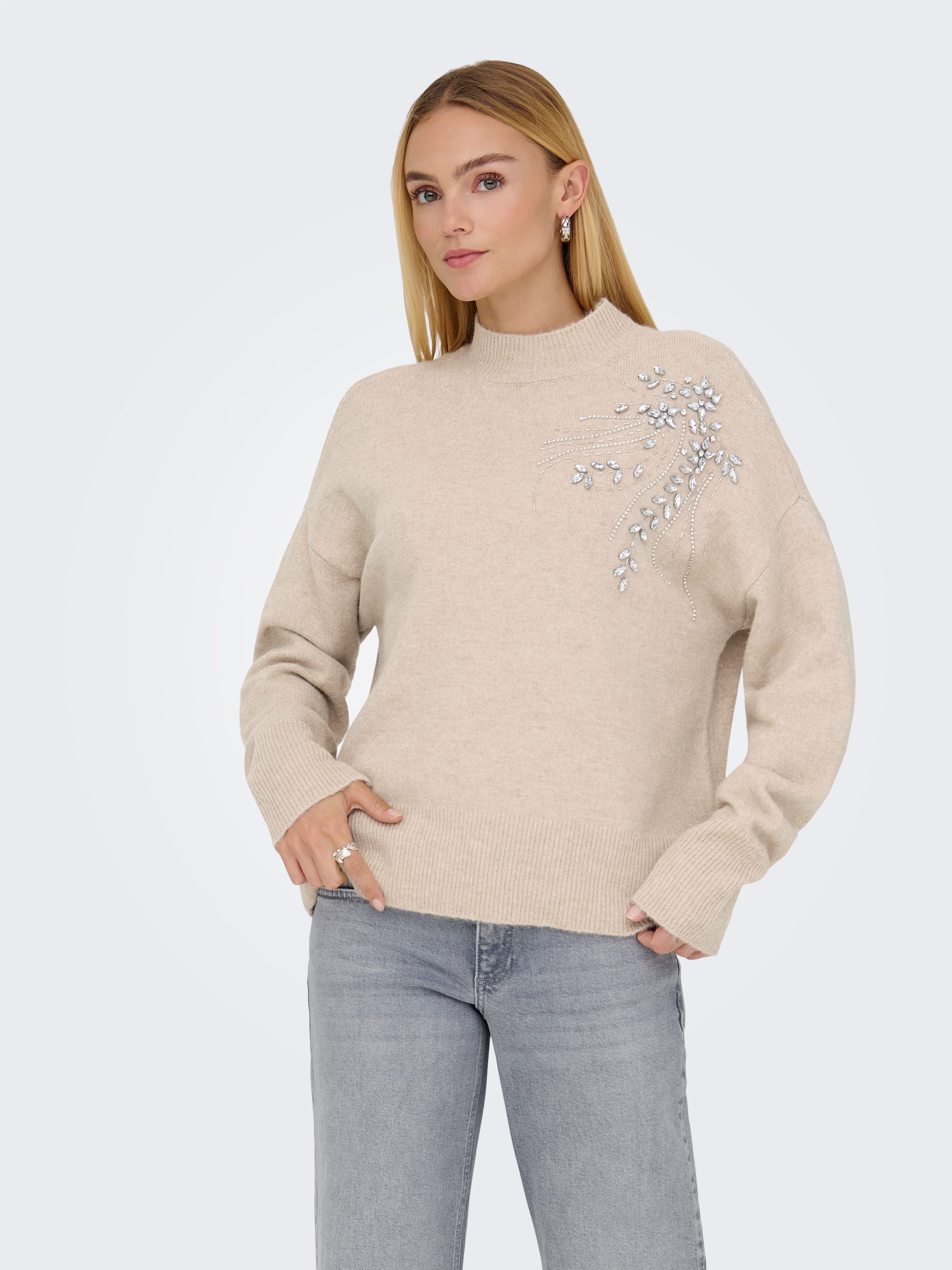 ONLY Strickpullover ONLRIVA LS HIGH NECK günstig online kaufen