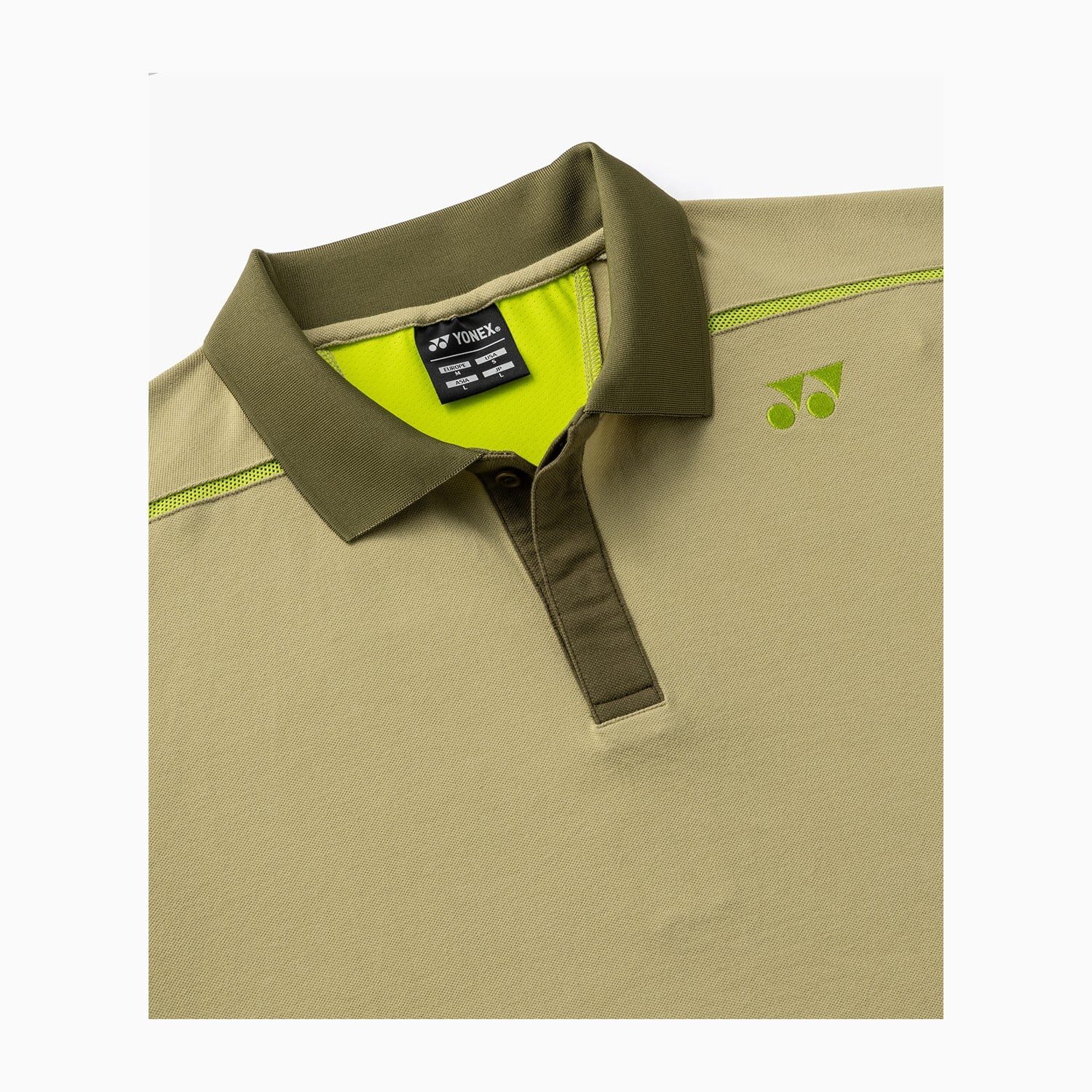 Yonex Poloshirt Practice French Open 10723 (Roland Garros) 2026 khaki Herren