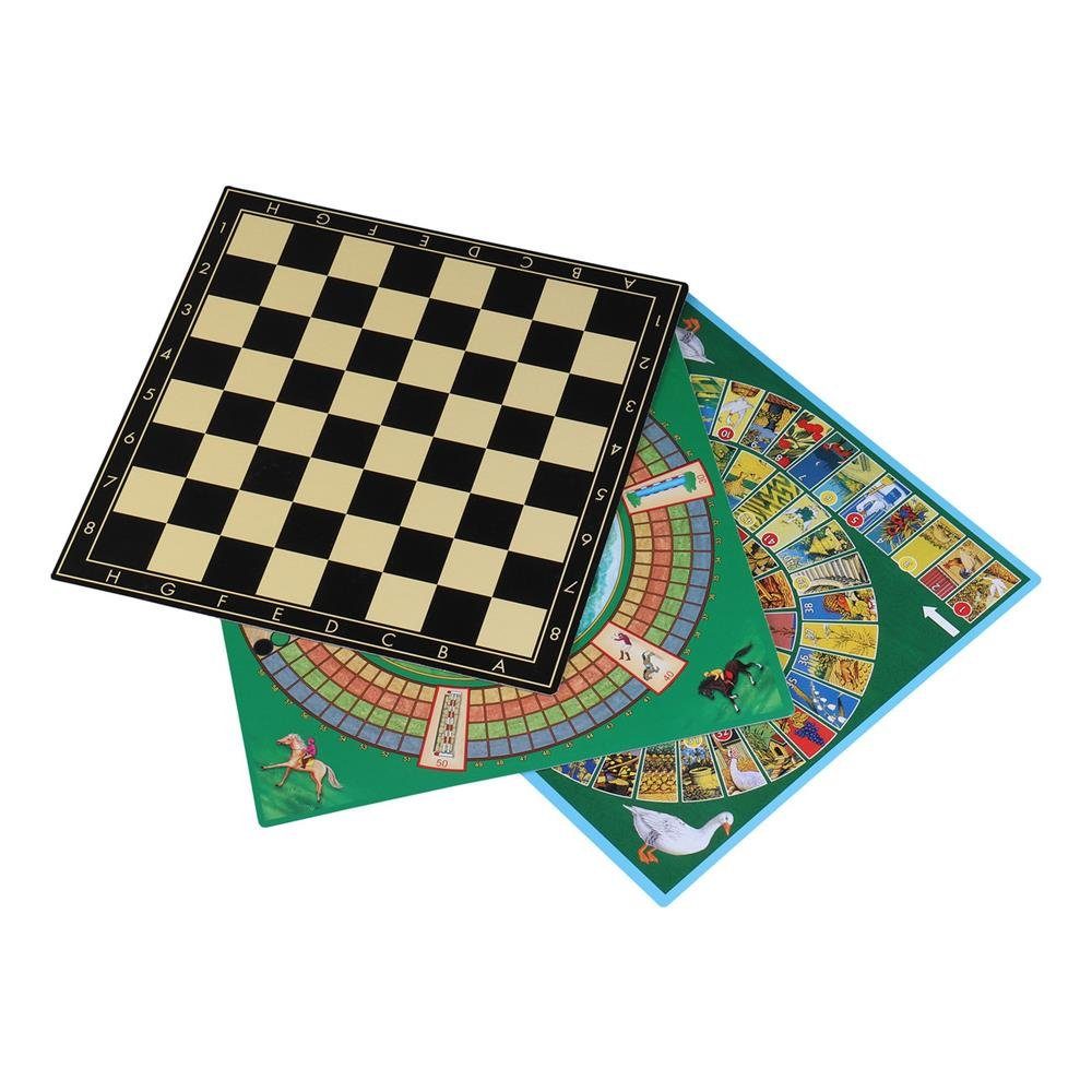 Idena Spielesammlung Spielesammlung mit 150 Spielmöglichkeiten, Spielesammlung, Brettspiele, Würfelspiele, Kartenspiele, Familienspiele