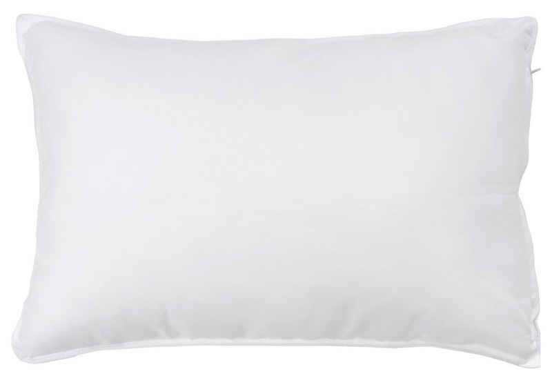 f.a.n. Schlafkomfort Kissenfüllung KANSAS, 60 x 40 cm, Weiß, Markenhohlfaser, Mikrofaserbezug, mit Reißverschluss