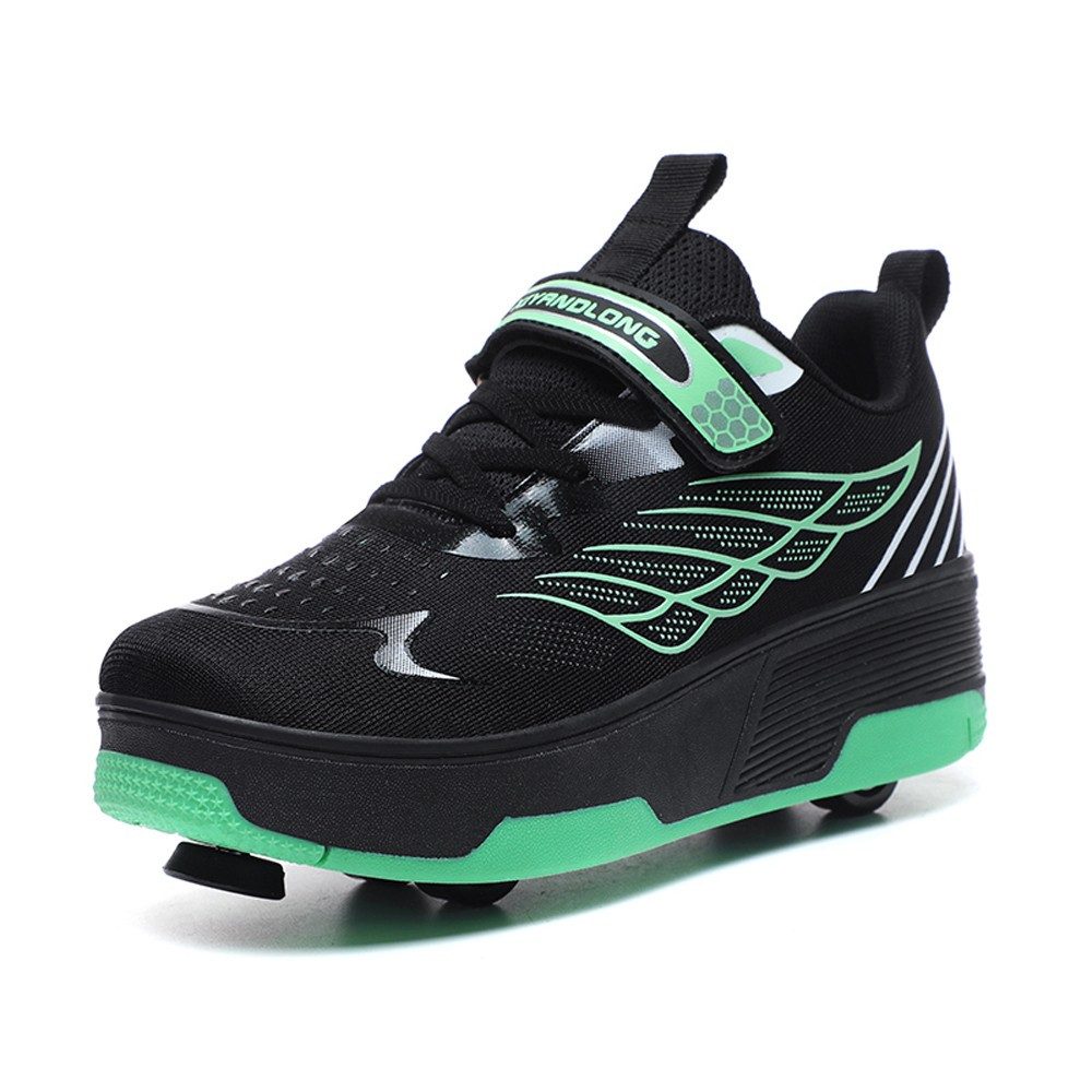HUSK'SWARE Rollschuhe Komfort und Stabilität für Ihr Training, (Sicher & Komfortabel, Perfektes Geschenk für Kinder), Zwei stilvolle Farben 2-in-1 Design