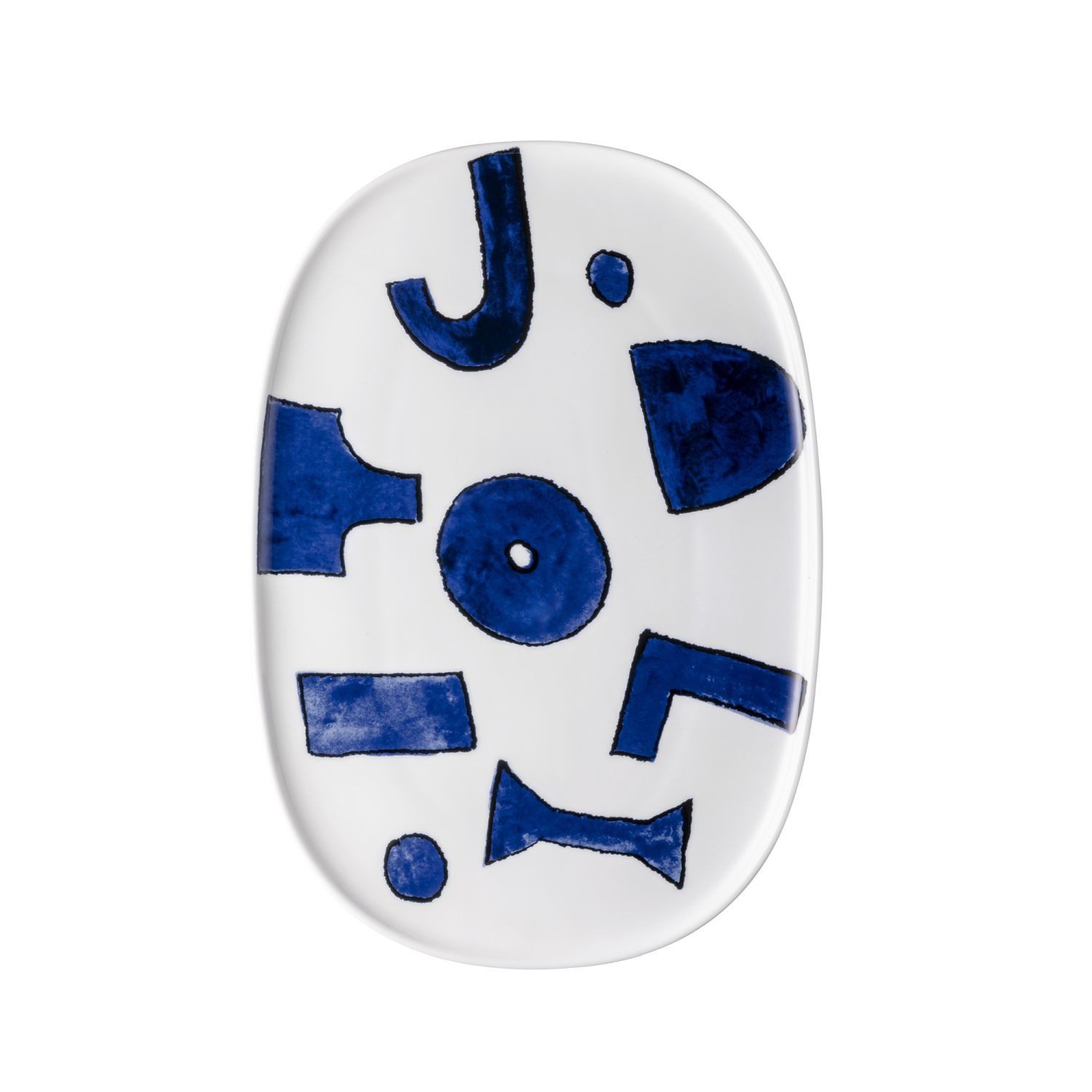 Alessi Servierplatte Itsumo Yunoki Ware 36 cm, Porzellan