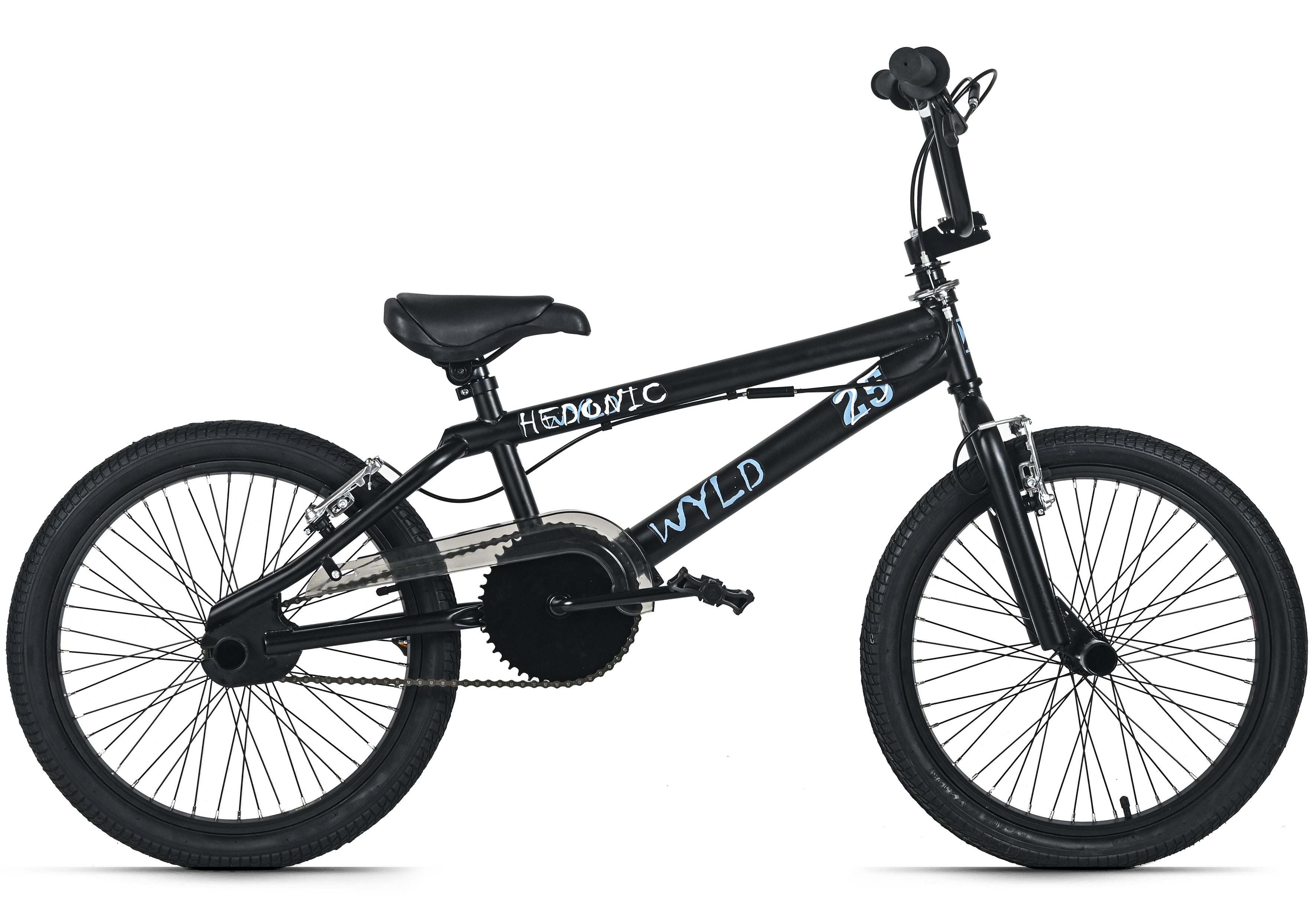 WYLD BMX-Rad Hedonic Schwarz 360 Rotor Kinder BMX ab 7 Jahre, 1 Gang, ohne Schaltung